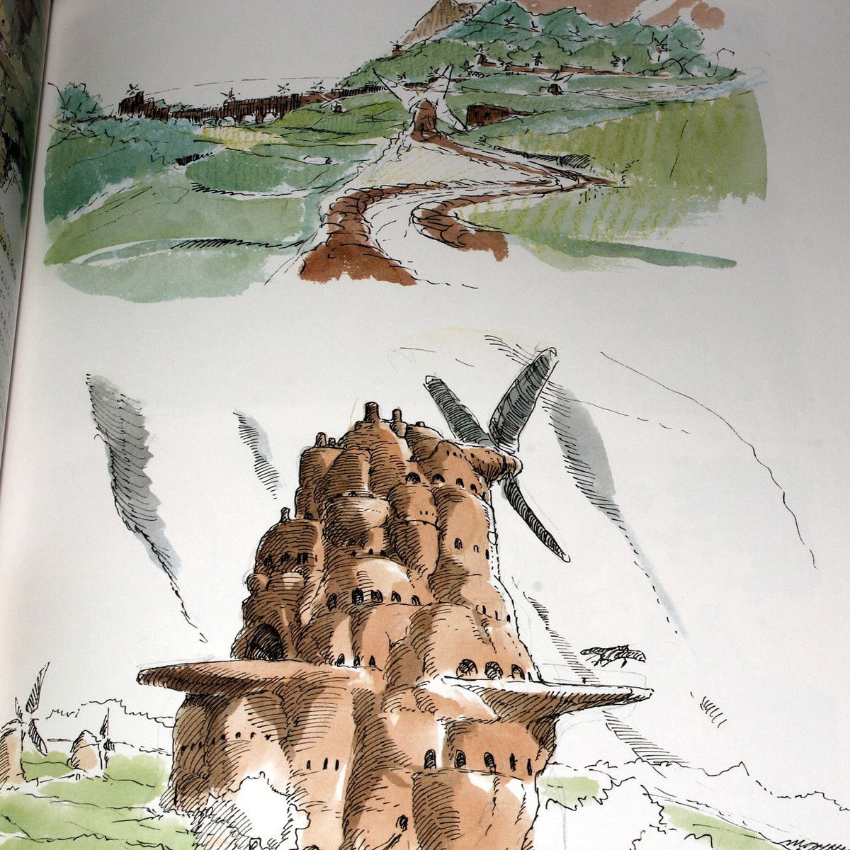 Nausicaa - Watercolor Paintings Hayao Miyazaki