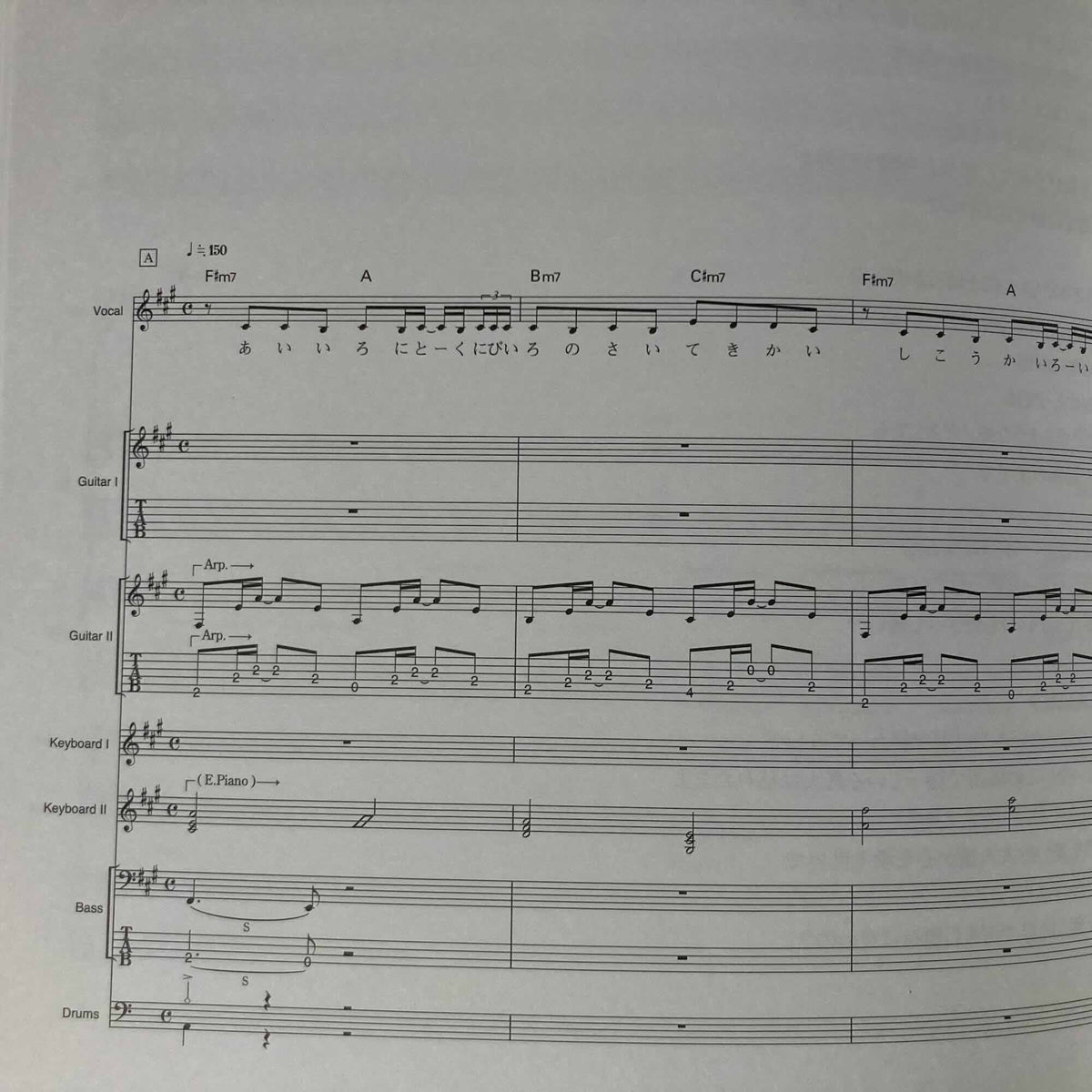 GIRLS BAND CRY - Anime Band Score