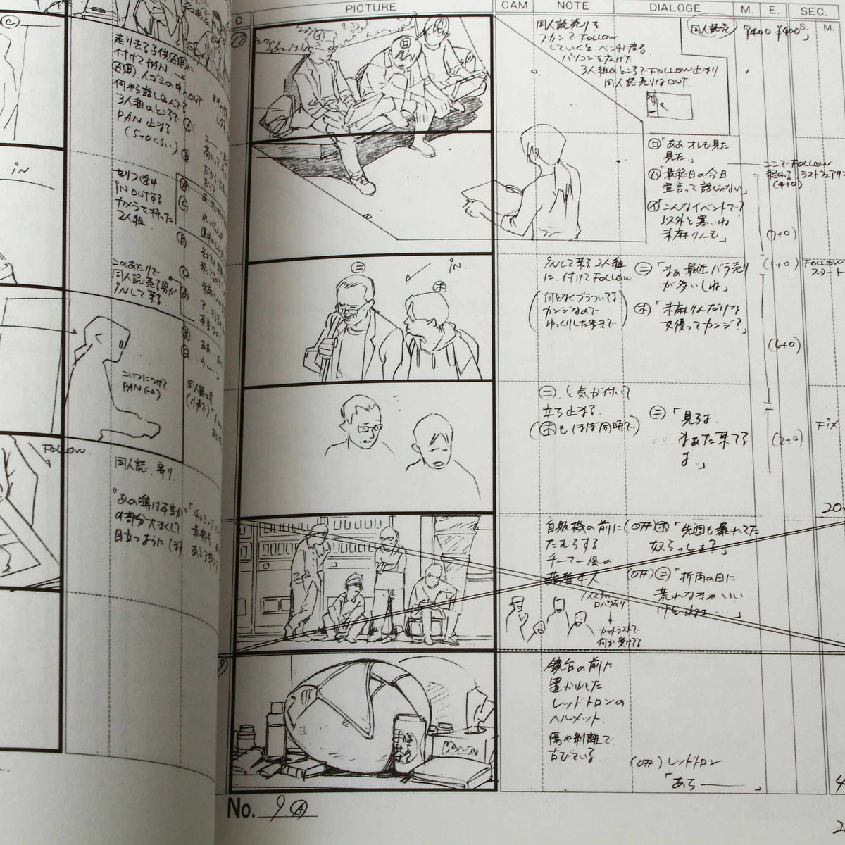 Satoshi Kon - Perfect Blue - Storyboard Conte Collection - LIGHT ed.