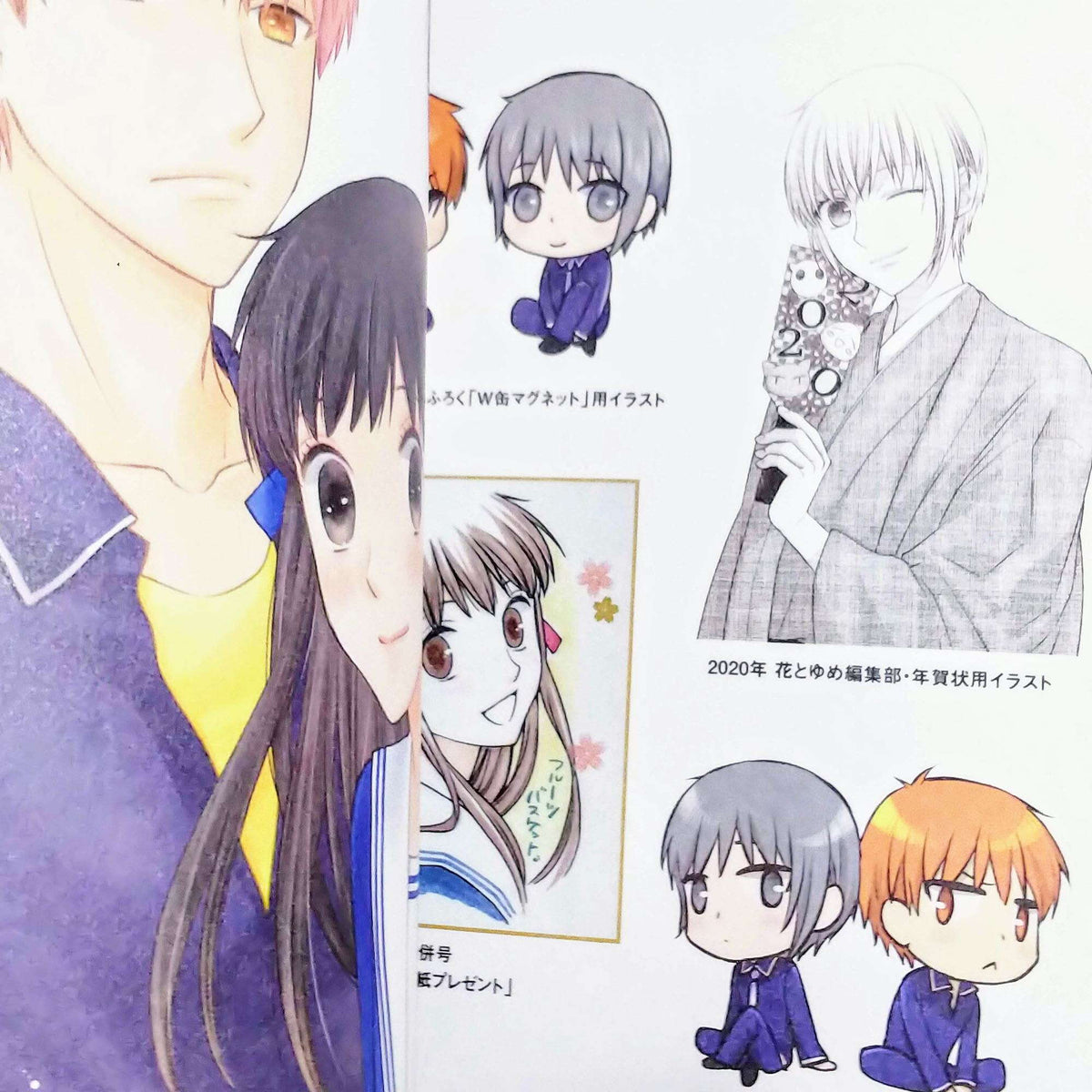 Fruits Basket Anime 1st Season - Natsuki Takaya Illustrations
