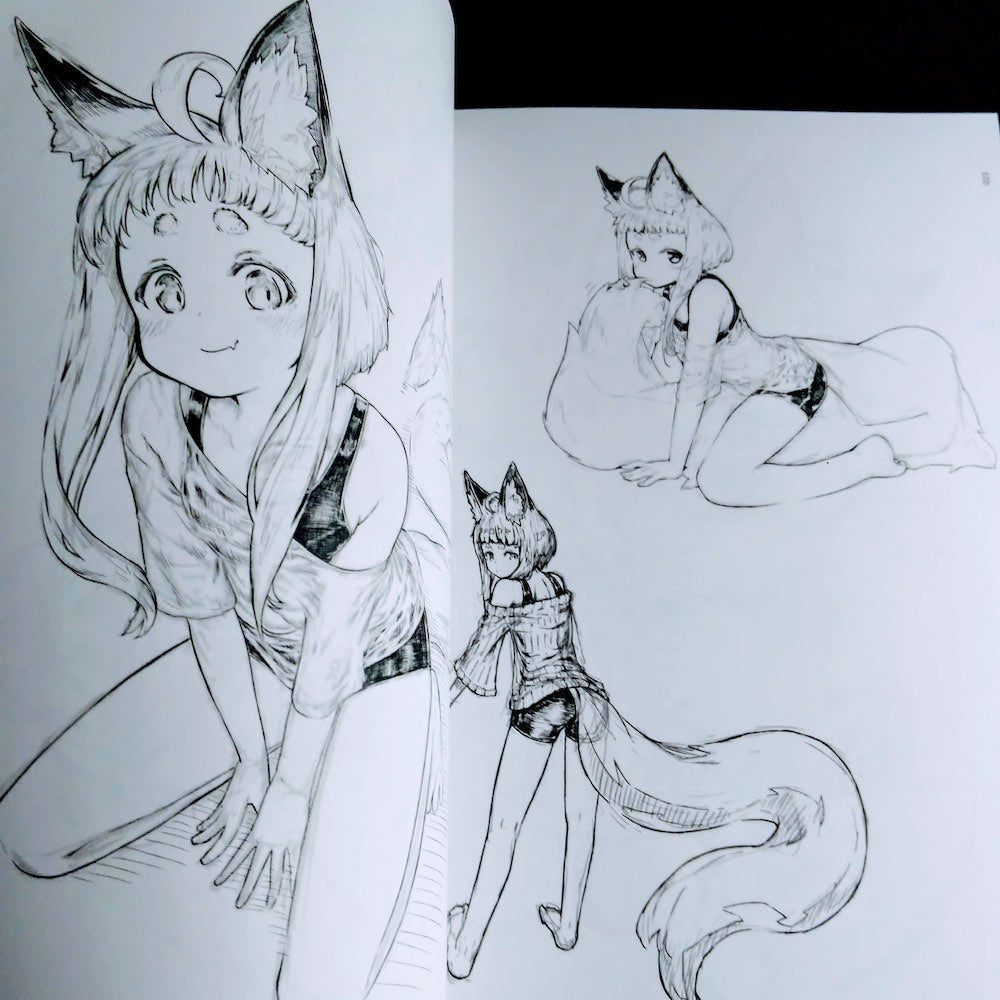 Jaco artworks Black and White Girls Illustration and Technique