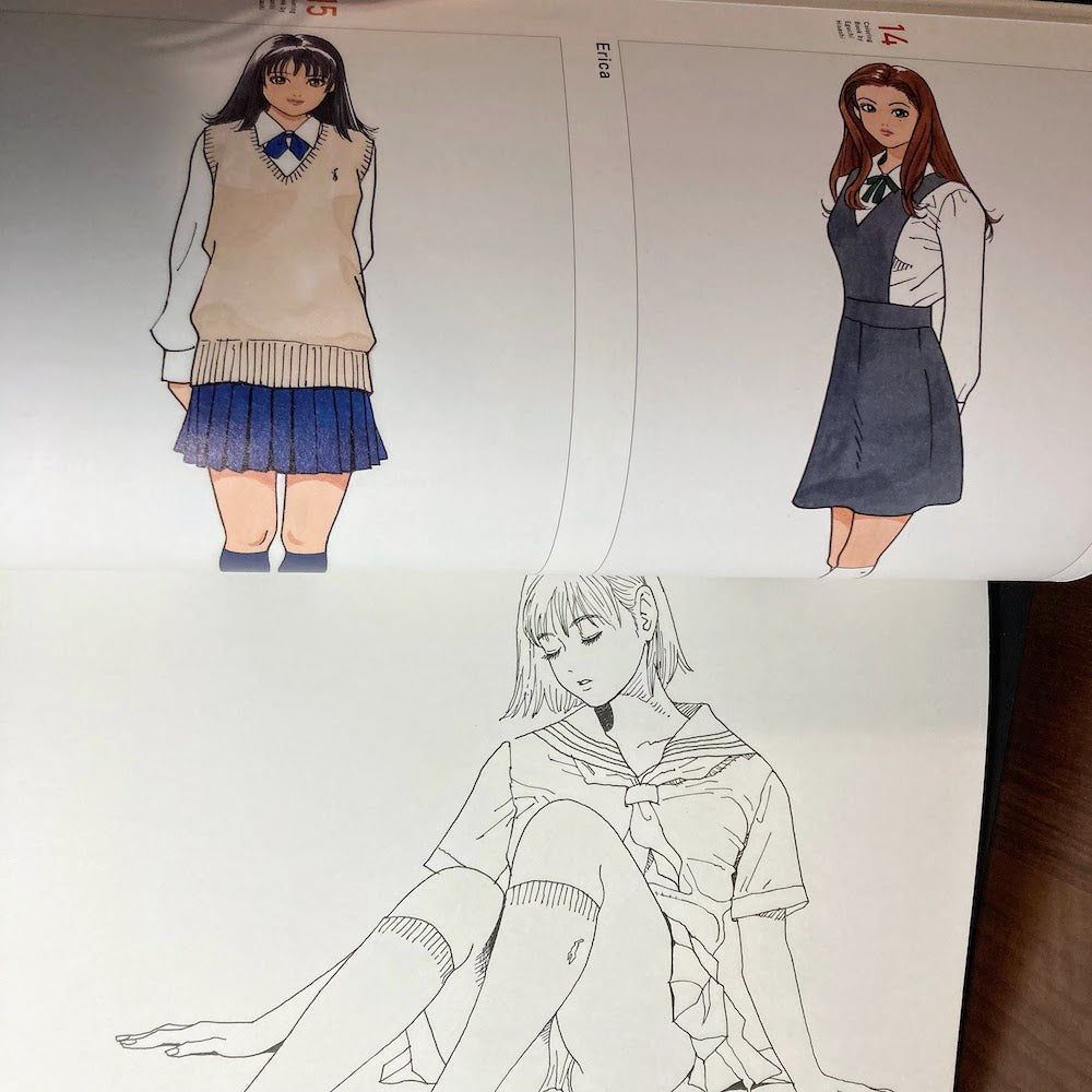 Eguchi Hisashi Bishojo Coloring Book
