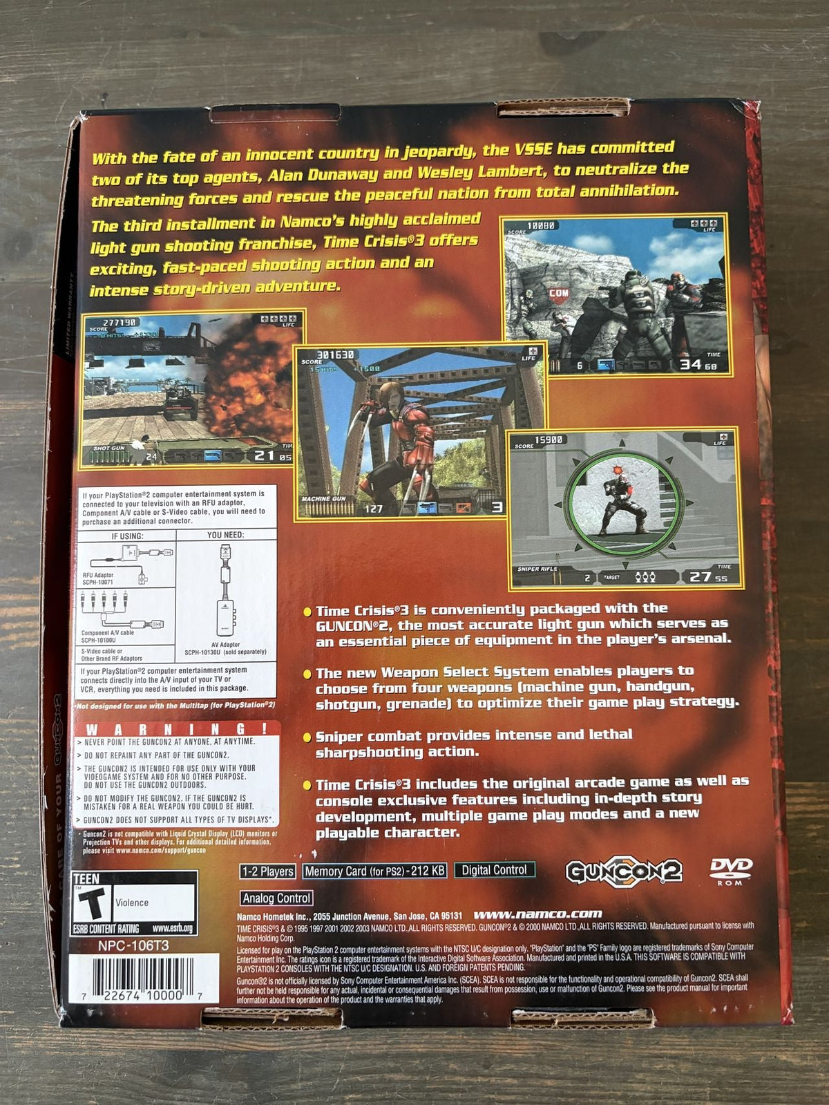 Time Crisis 3 + Guncon 2