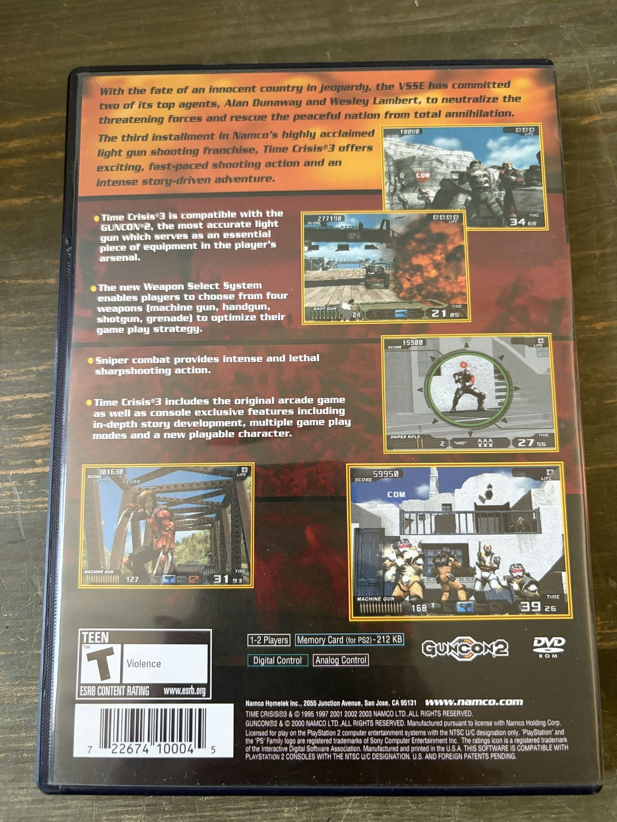 Time Crisis 3 + Guncon 2