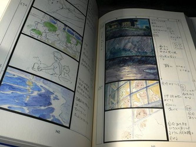 Ponyo On A Cliff Storyboard / Conte Book