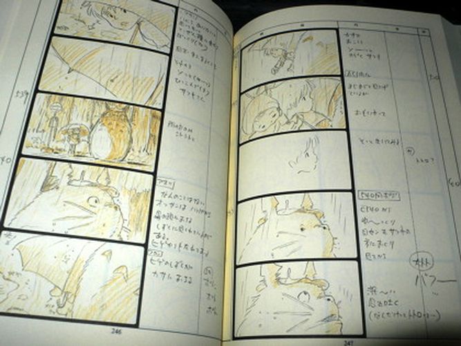 Totoro Storyboard / Conte Book