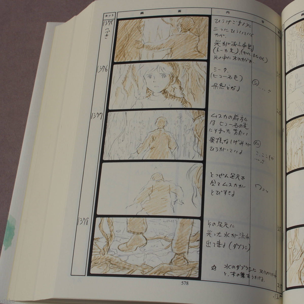 Laputa Storyboard / Conte Book