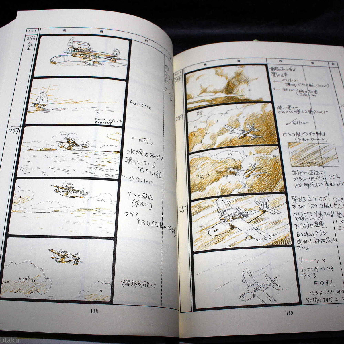 Porco Rosso - Storyboard / Conte Book
