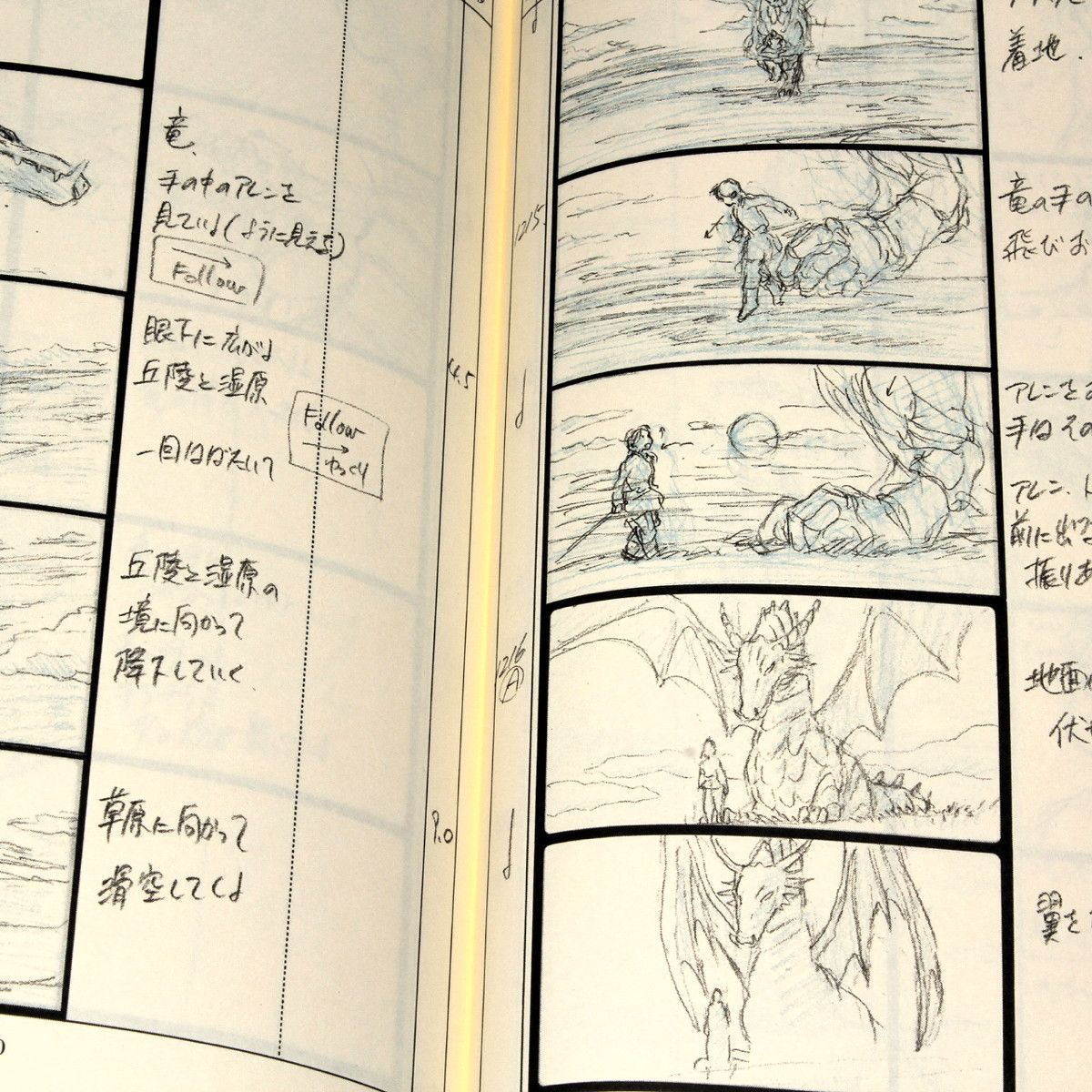 Gedo Senki Tales From Earthsea Storyboard / Conte Book