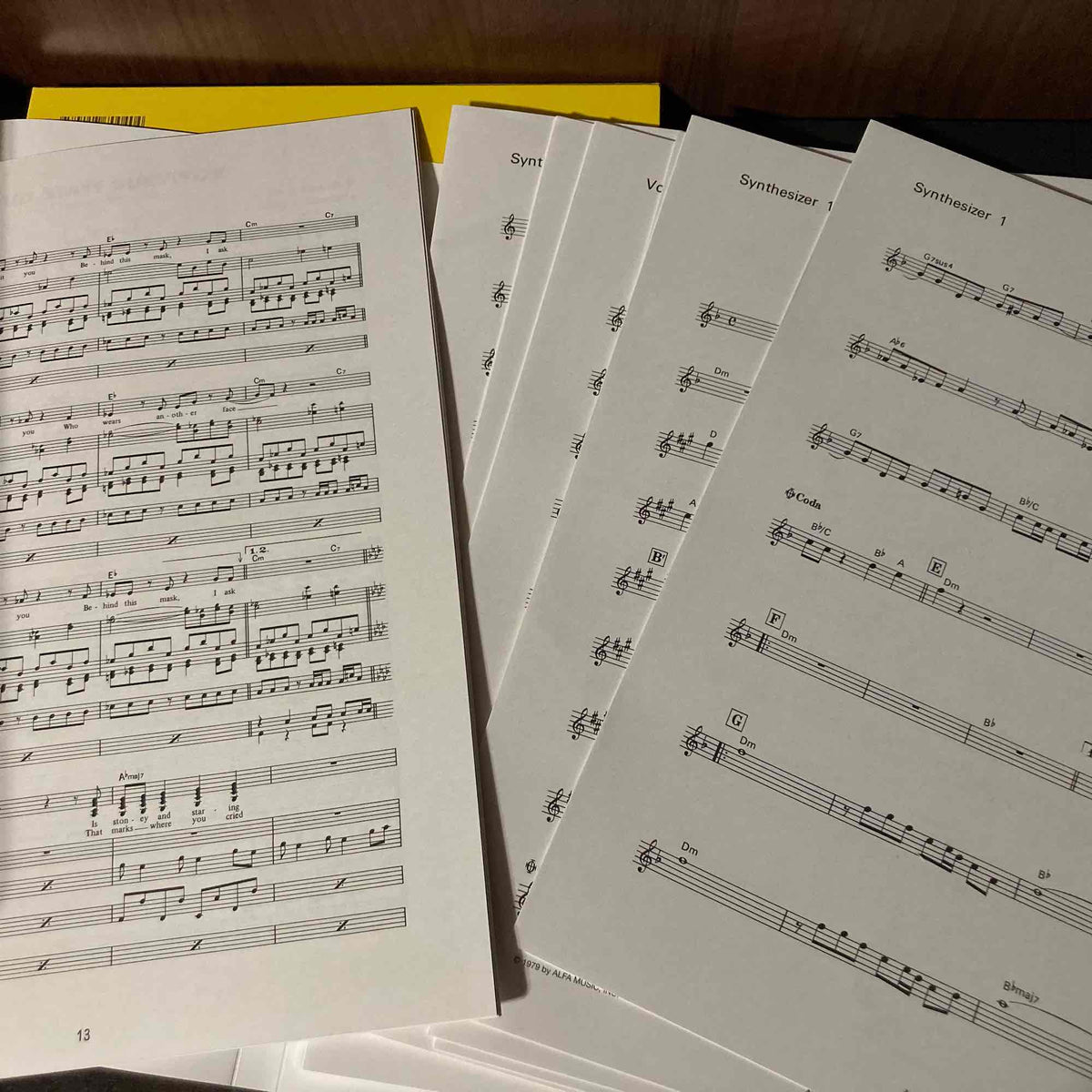 Yellow Magic orchestra - Band Score and Part sheet music Book