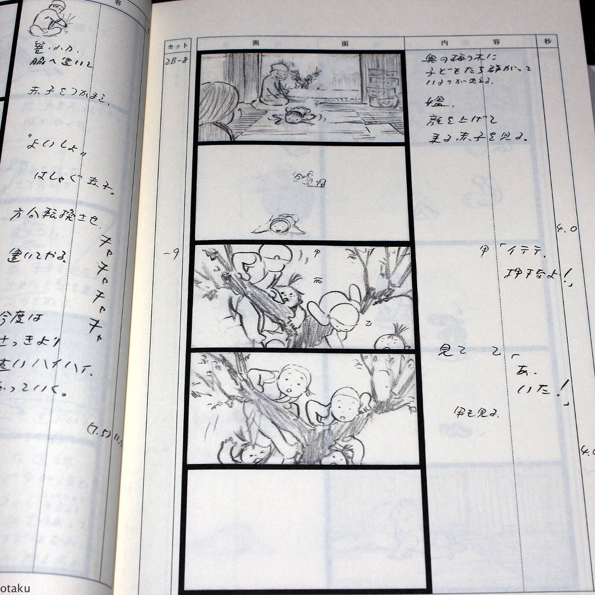 The Tale of The Princess Kaguya Conte Storyboard Art Book