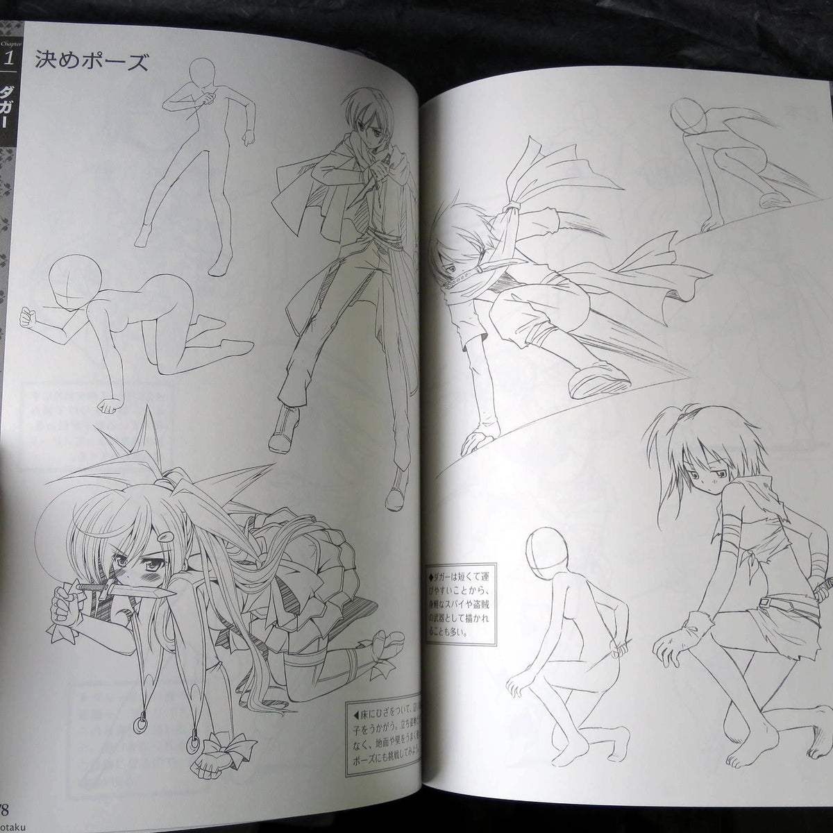 Fight - Fantasy Weapons Illustration Pose Collection