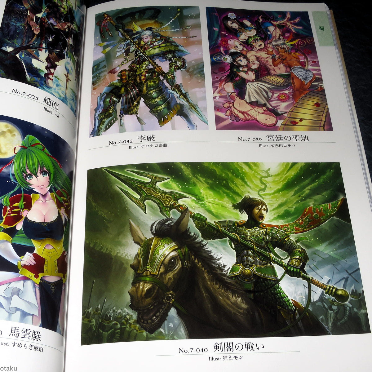 Sangokushi Taisen Trading Card Game - Visual Guide Art Book