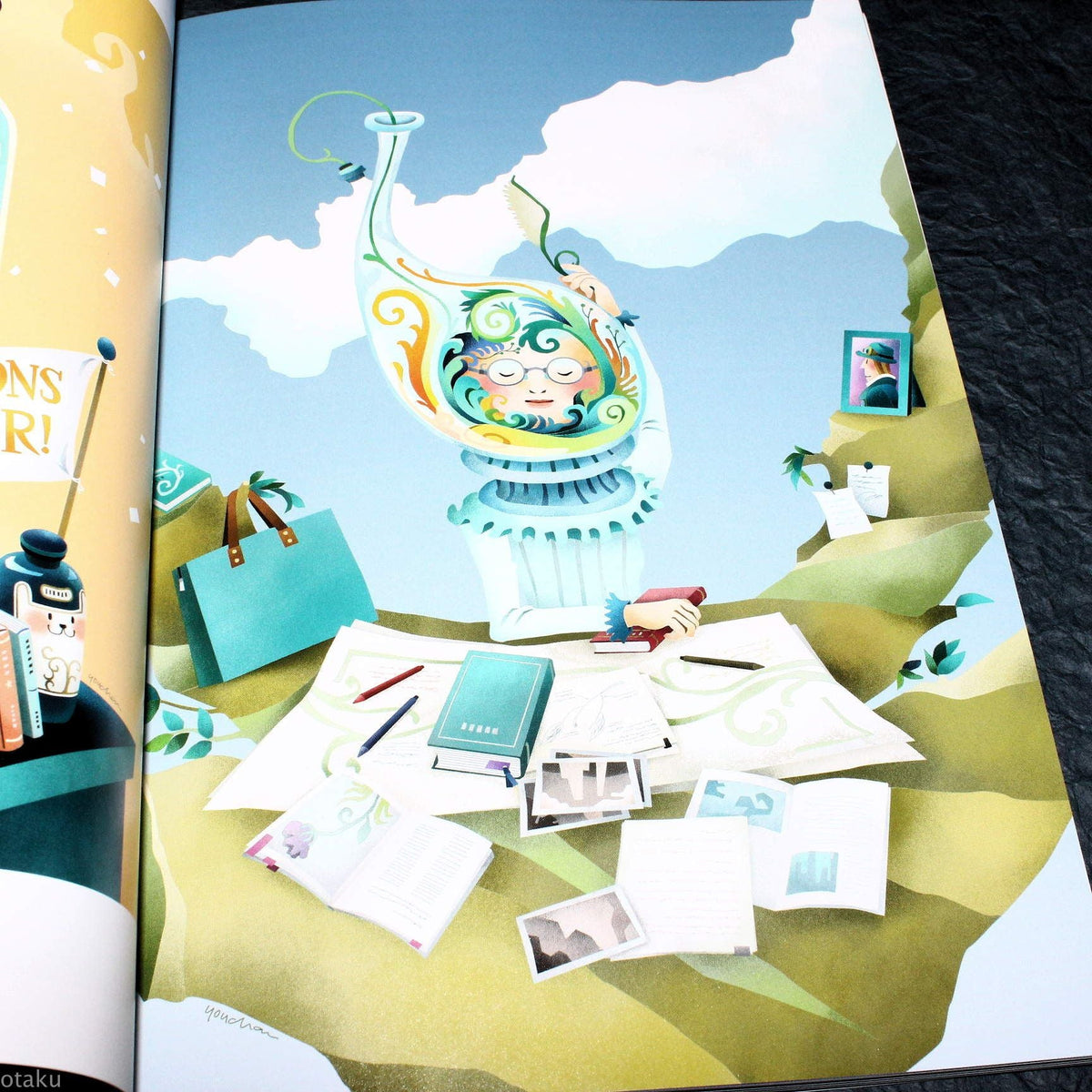 Youchan Illustrations - Turquoise