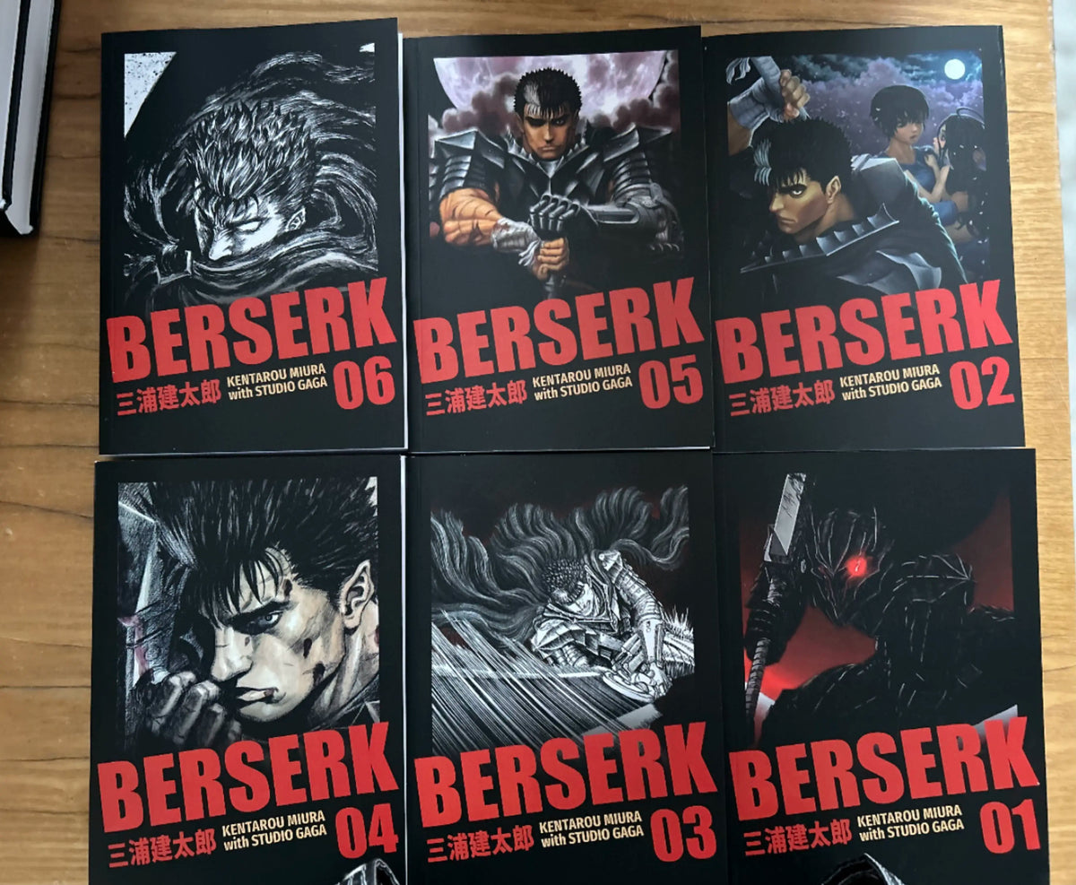 Berserk Vol. 1-43 Six-Book Set Manga Chinese Edition
