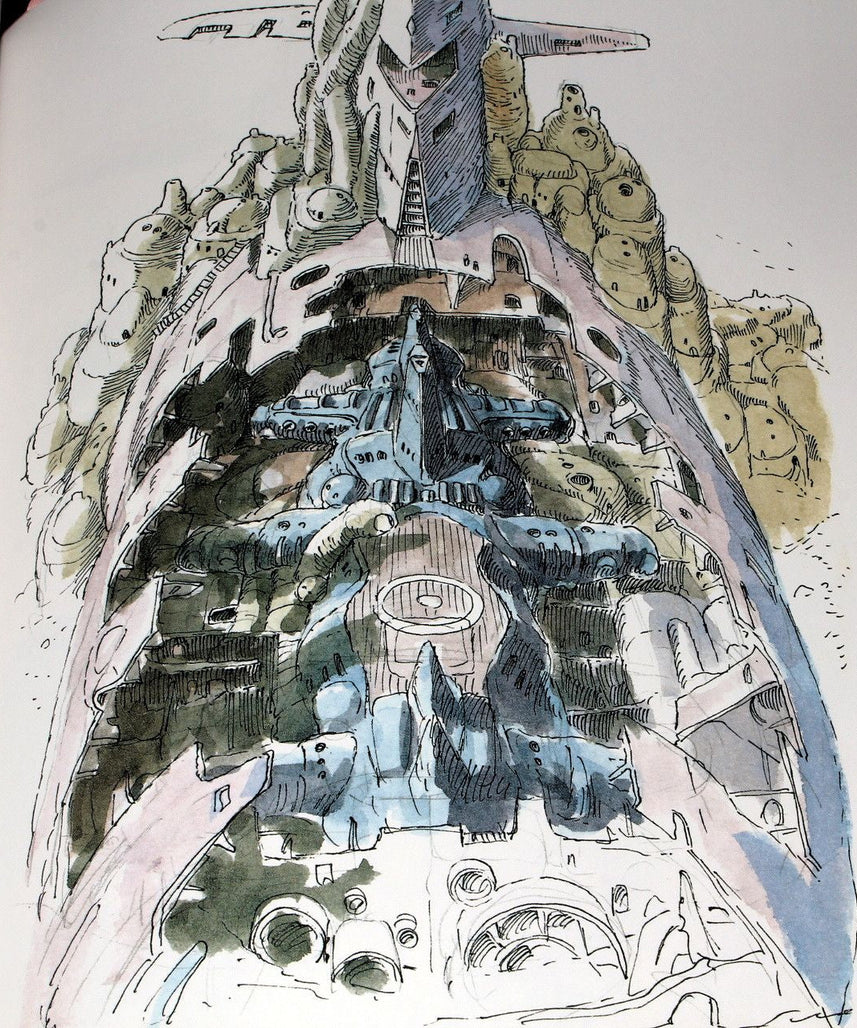 Nausicaa - Watercolor Paintings Hayao Miyazaki