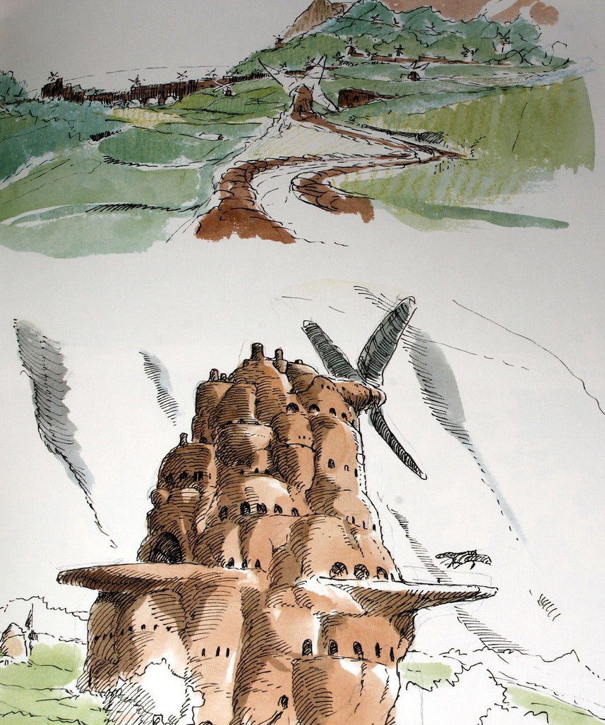 Nausicaa - Watercolor Paintings Hayao Miyazaki