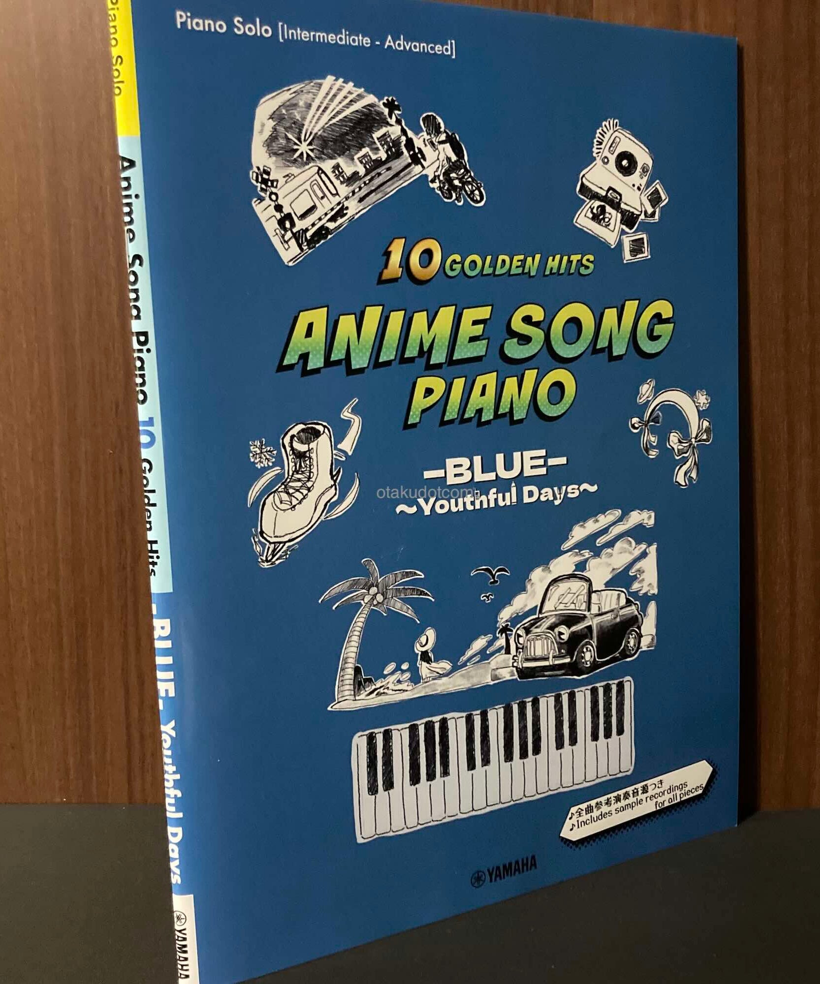 Piano Solo / Anison Piano 10 Golden Hits  BLUE  Youthful Days