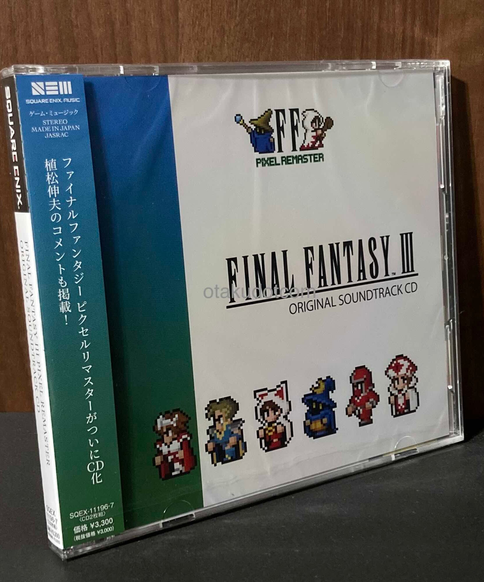 FINAL FANTASY III PIXEL REMASTER Original Soundtrack CD