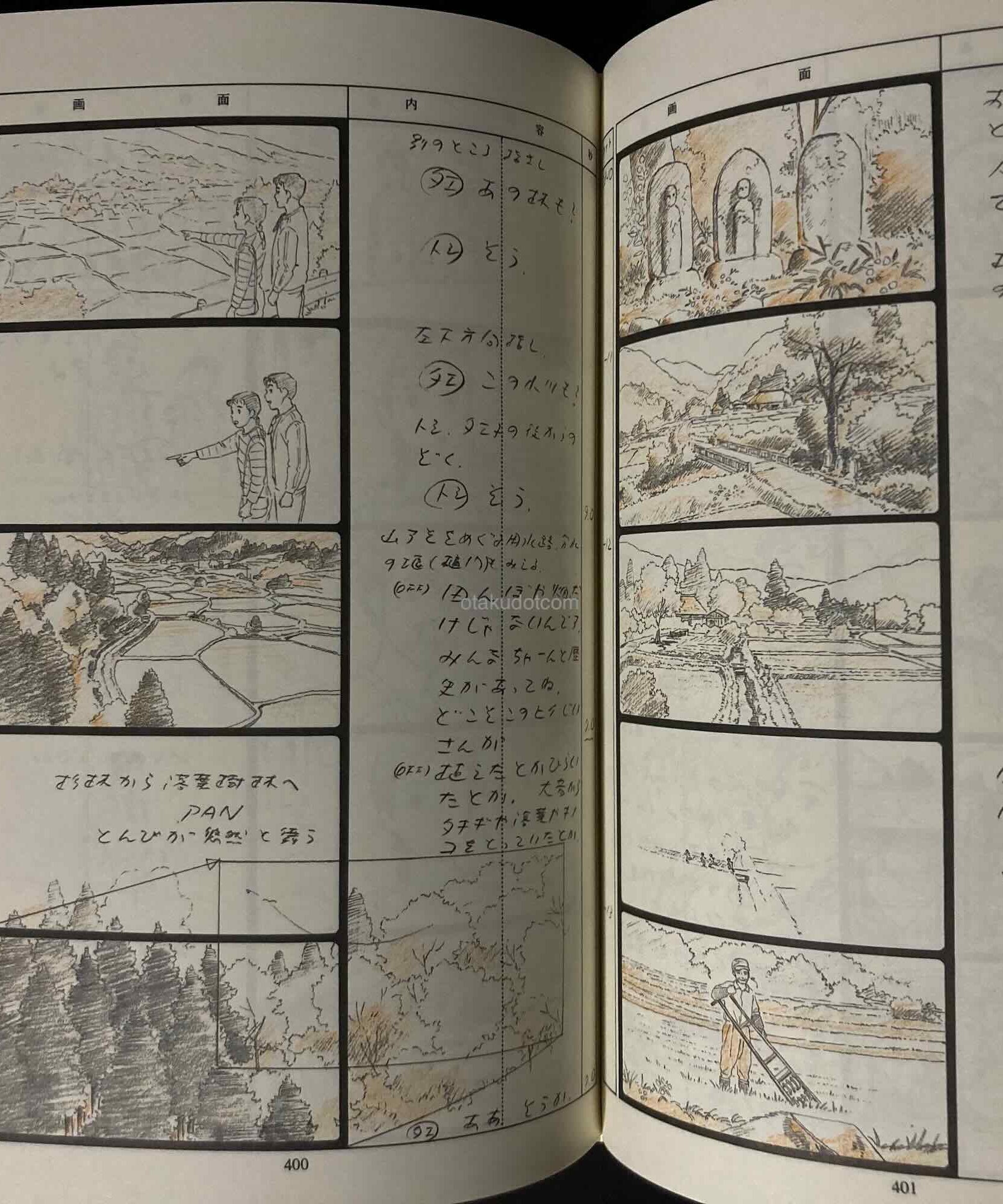 Omoide Poroporo / Only Yesterday Studio Ghibli Storyboards 6