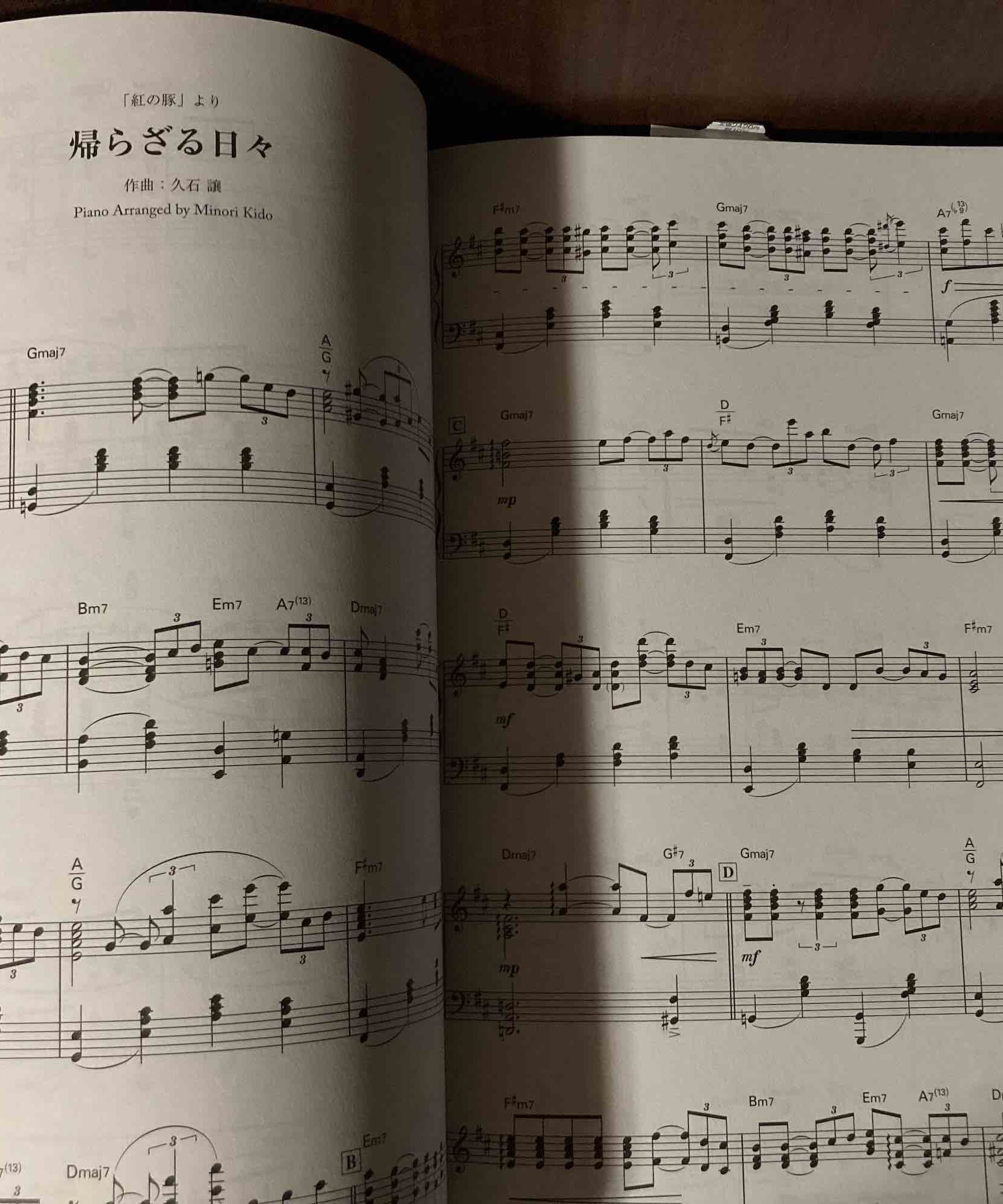 Studio Ghibli Piano Solo Collection Music Score Book 2023