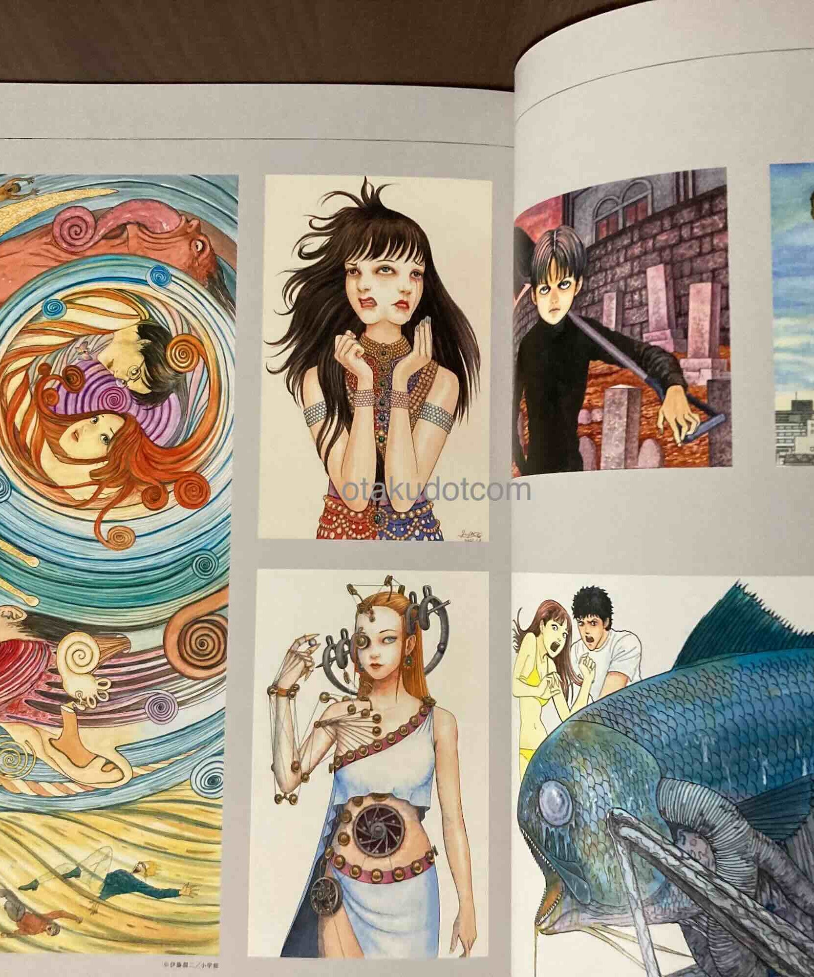 Junji Ito Colouring Book Selection