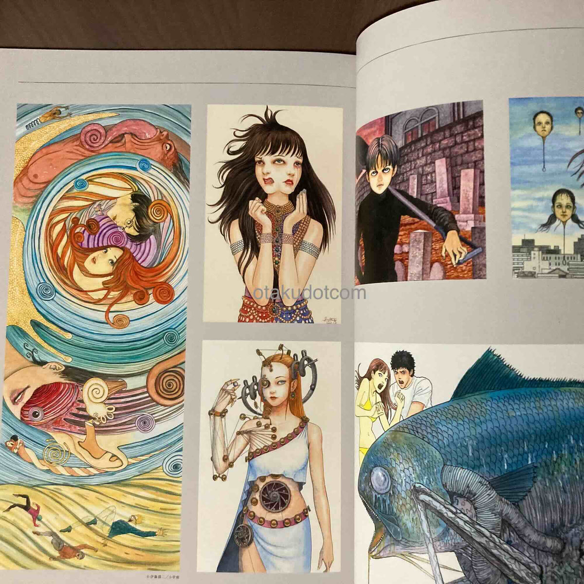 Junji Ito Colouring Book Selection