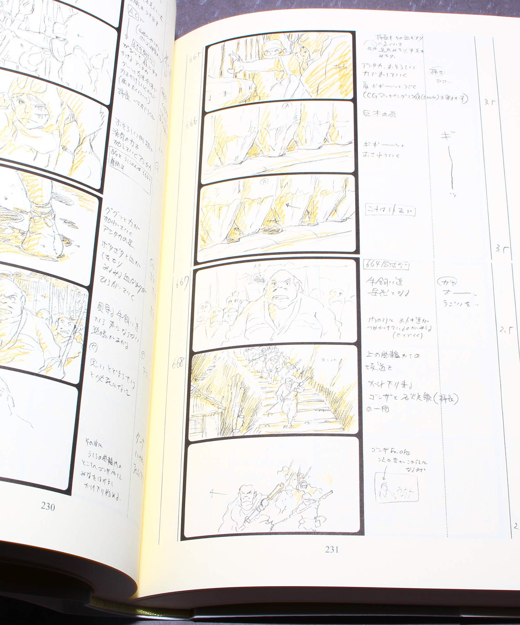 Studio Ghibli Storyboards 11 Princess Mononoke