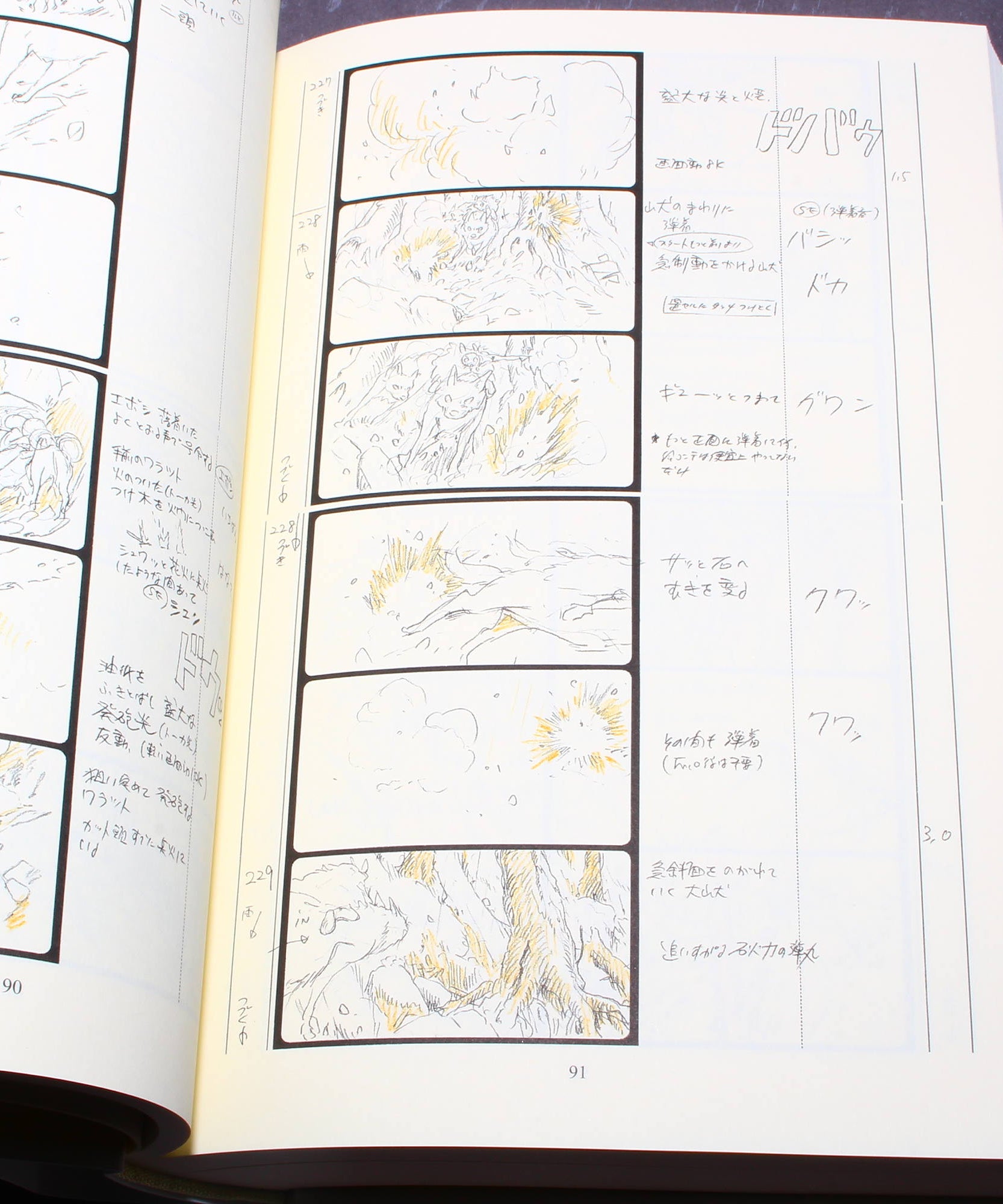 Studio Ghibli Storyboards 11 Princess Mononoke
