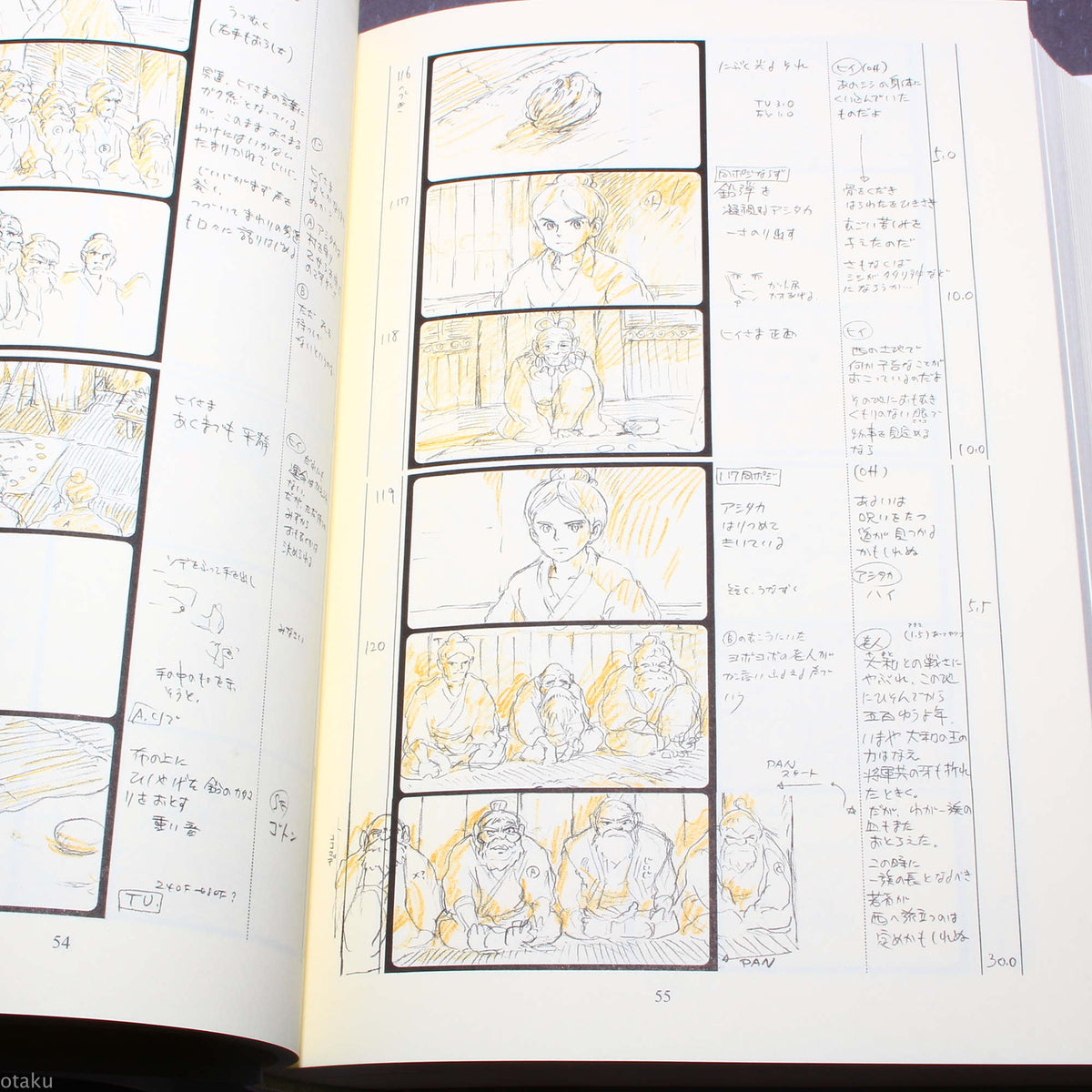 Studio Ghibli Storyboards 11 Princess Mononoke