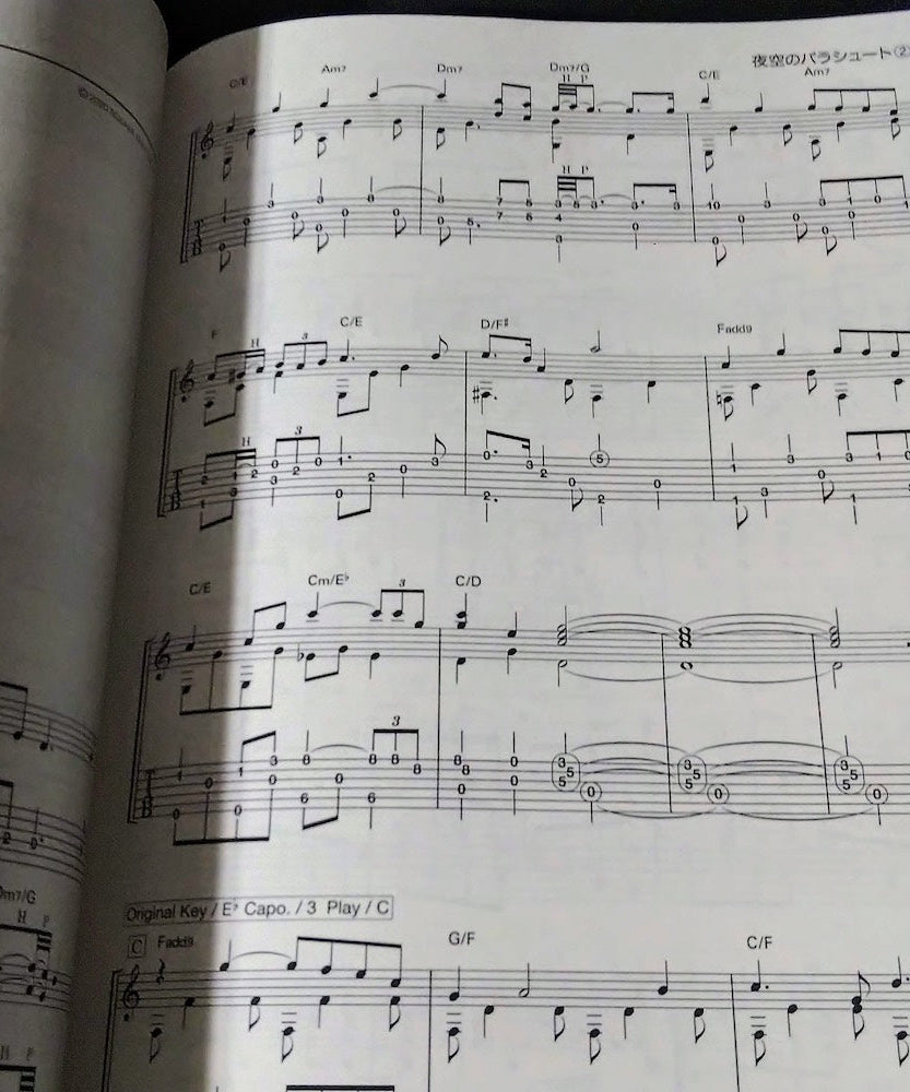 Final Fantasy Official Guitar Solo Selection Music Score Book