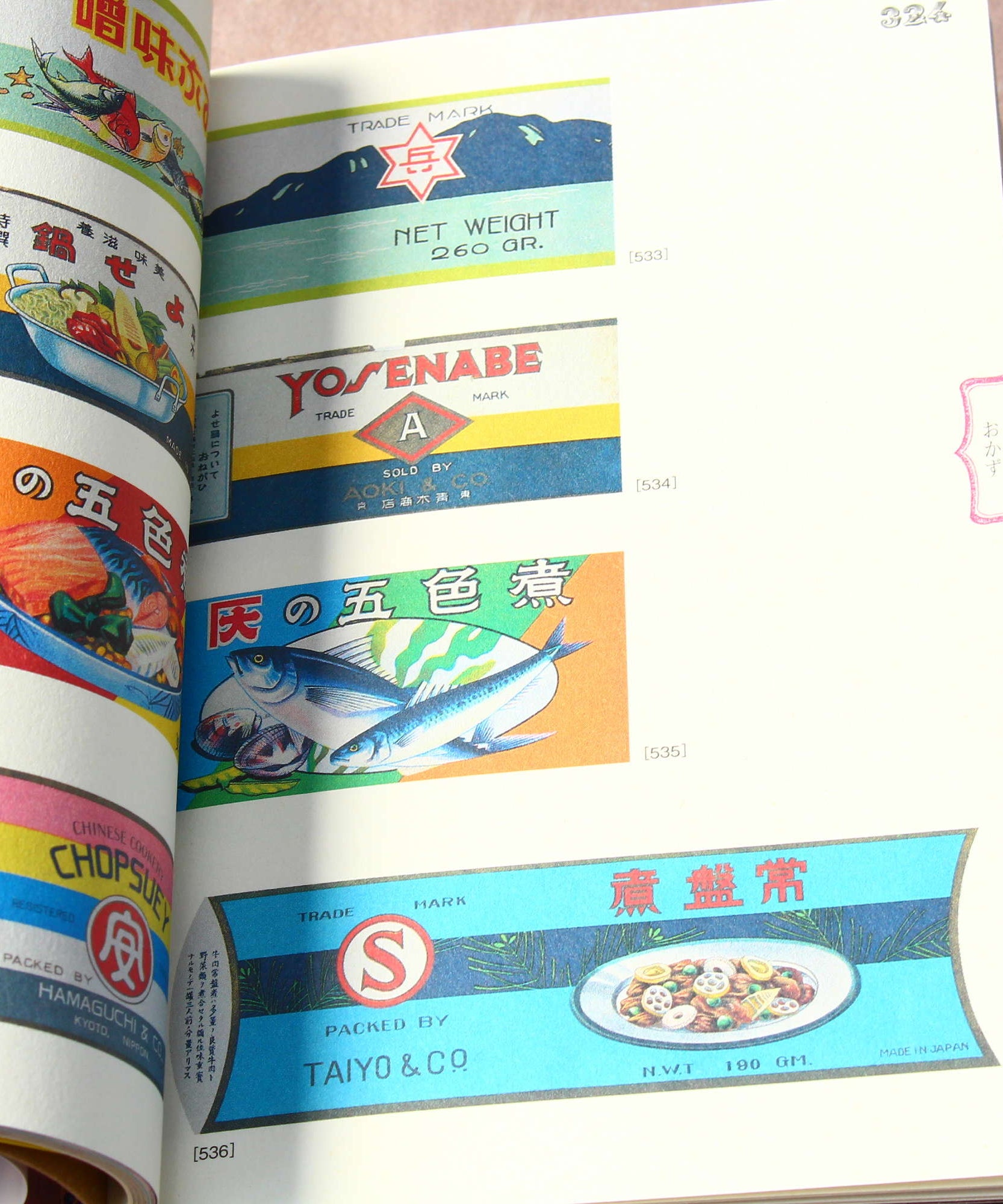 A Collection of Canned Food Labels: Made in Japan