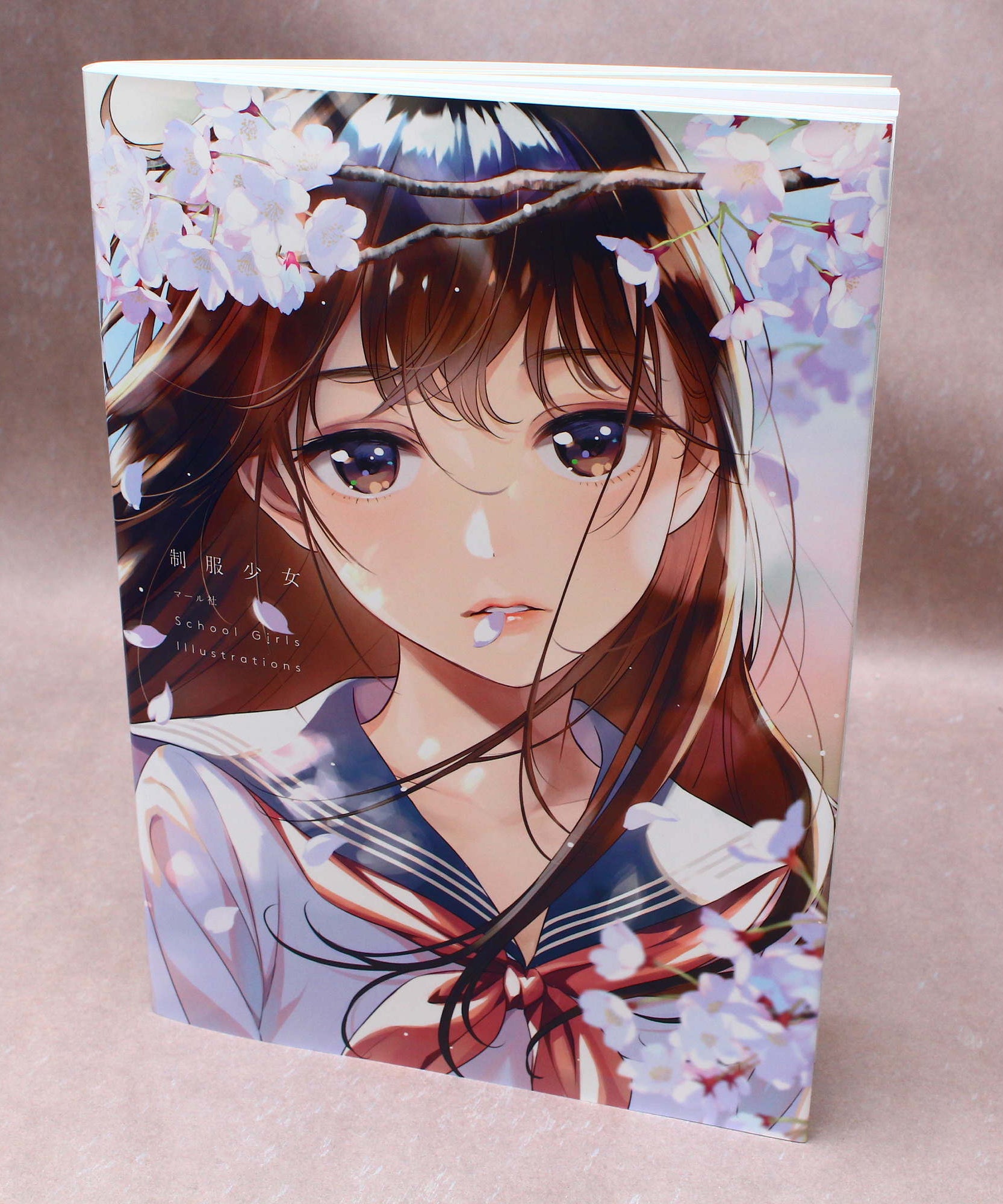 School Girls Illustrations - Japan Art Book