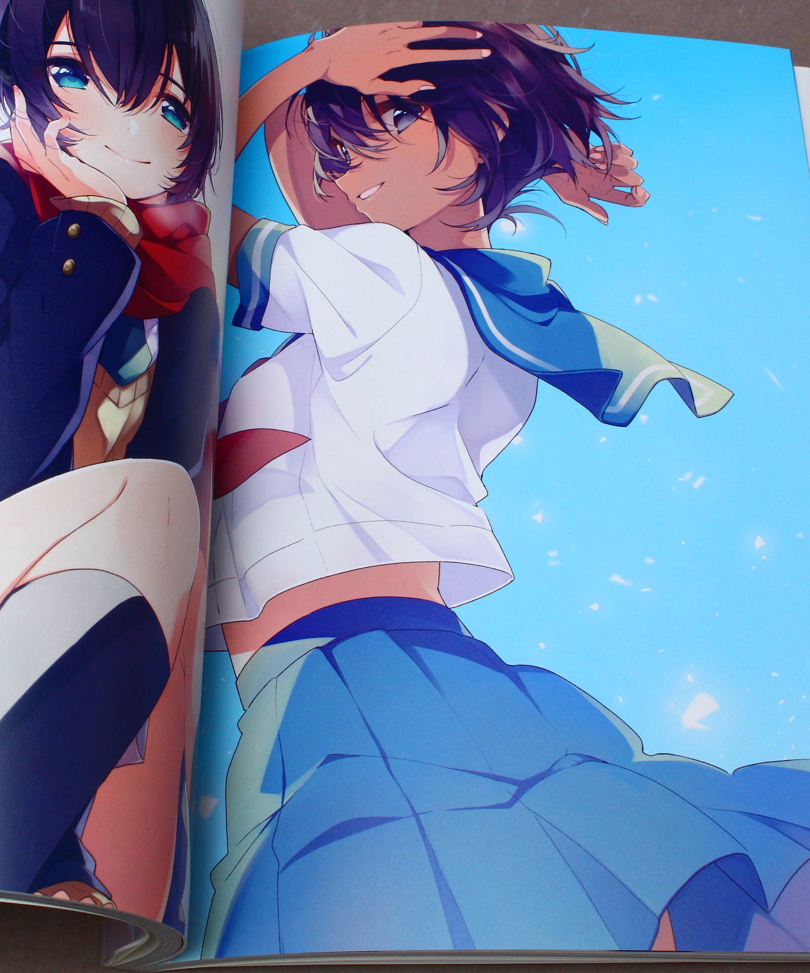 School Girls Illustrations - Japan Art Book