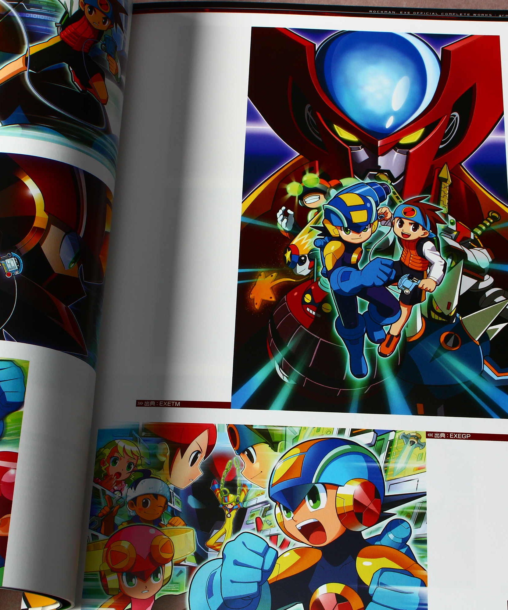 Rockman.exe Mega Man Official Complete Works Art Book