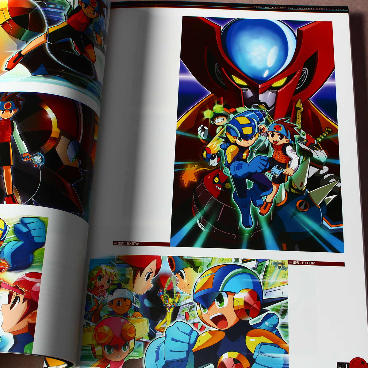 Rockman.exe Mega Man Official Complete Works Art Book
