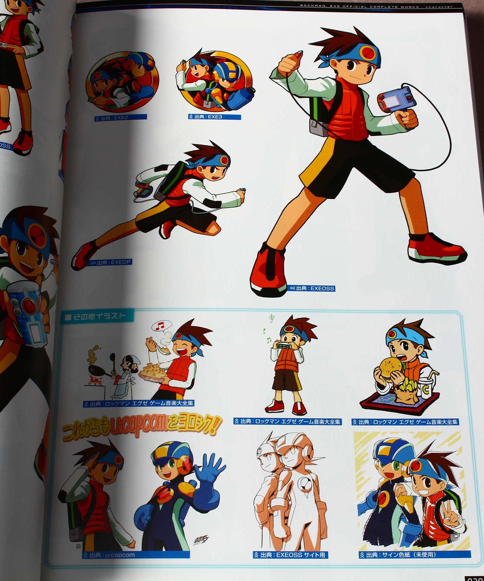 Rockman.exe Mega Man Official Complete Works Art Book