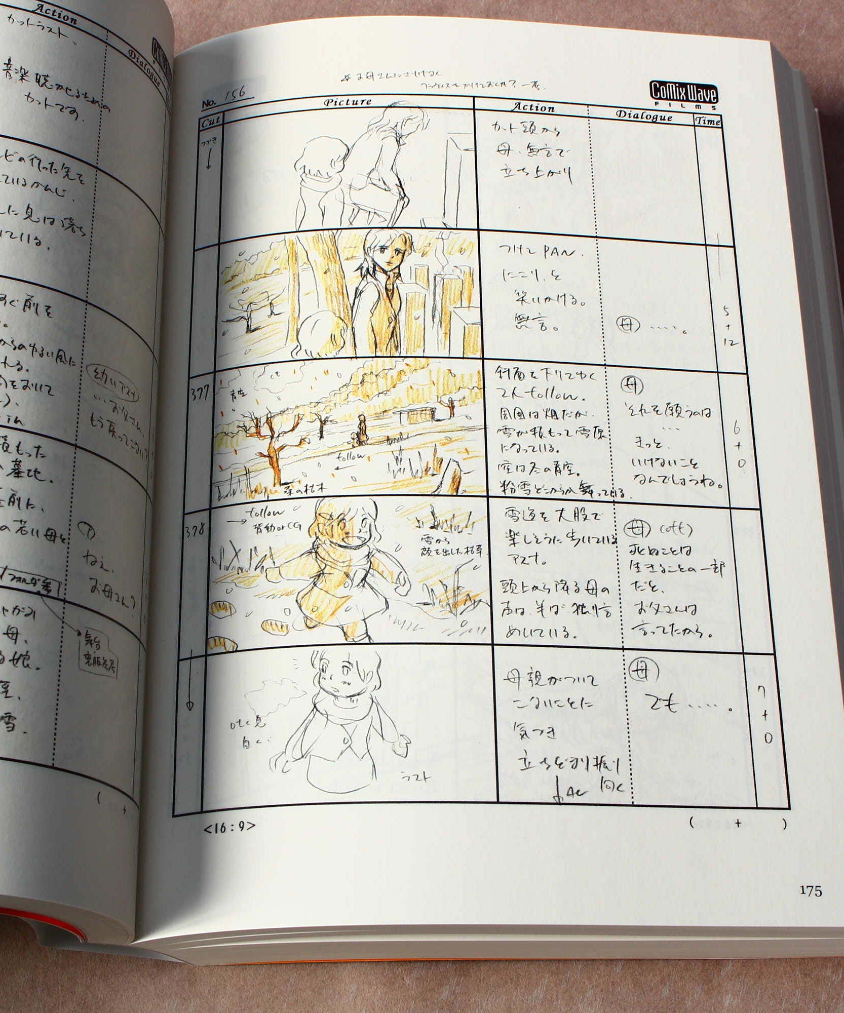Makoto Shinkai - Children who Chase... - Movie Storyboard