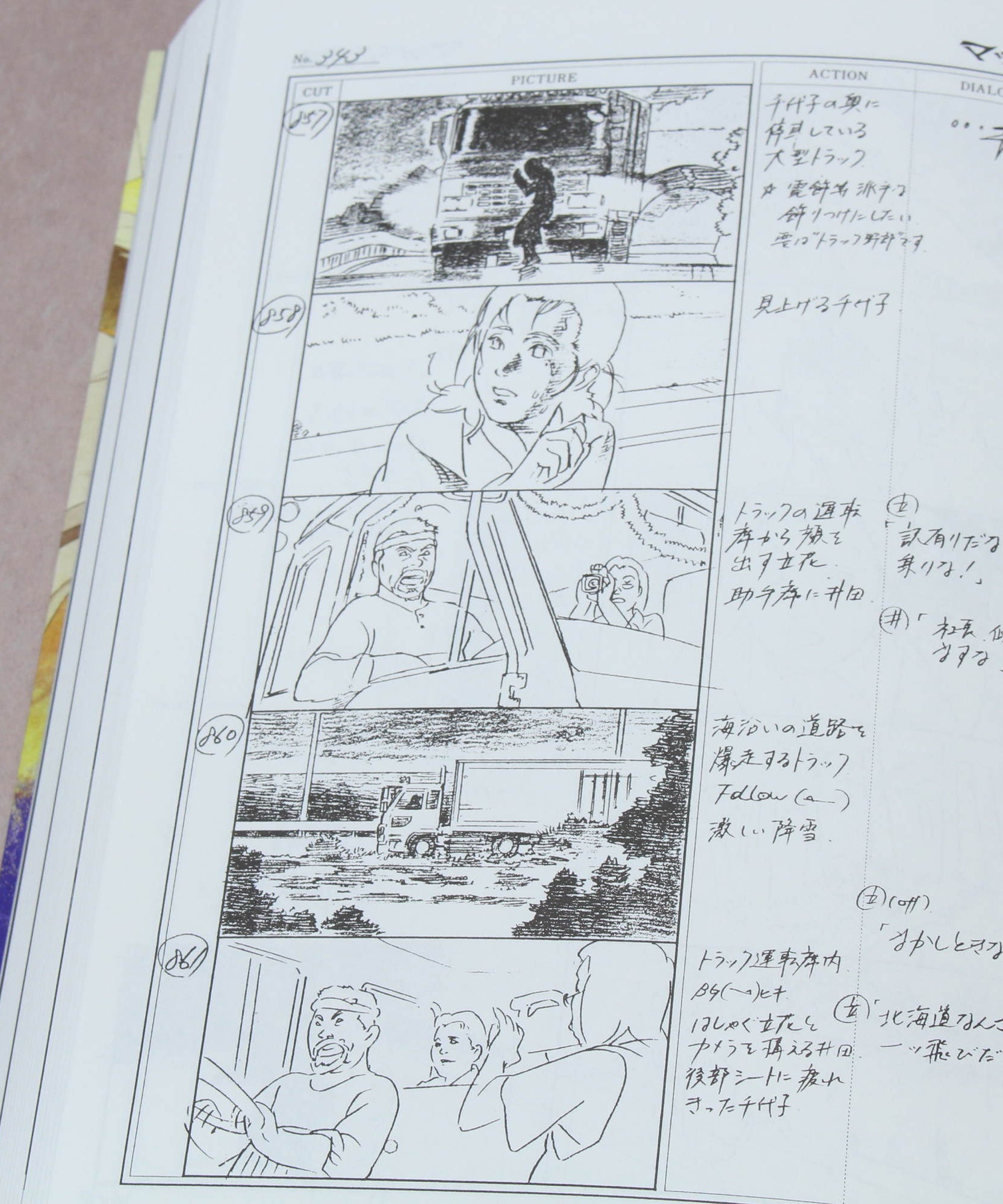 Satoshi Kon - Millennium Actress: Conte Storyboard Book
