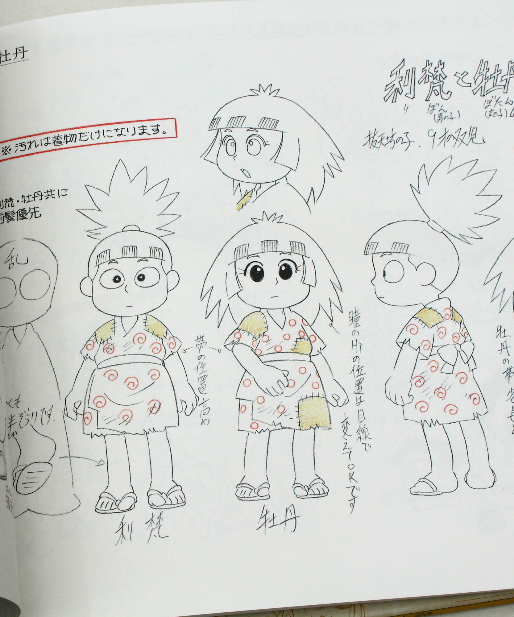Nintama Rantarou - Animation Style Book