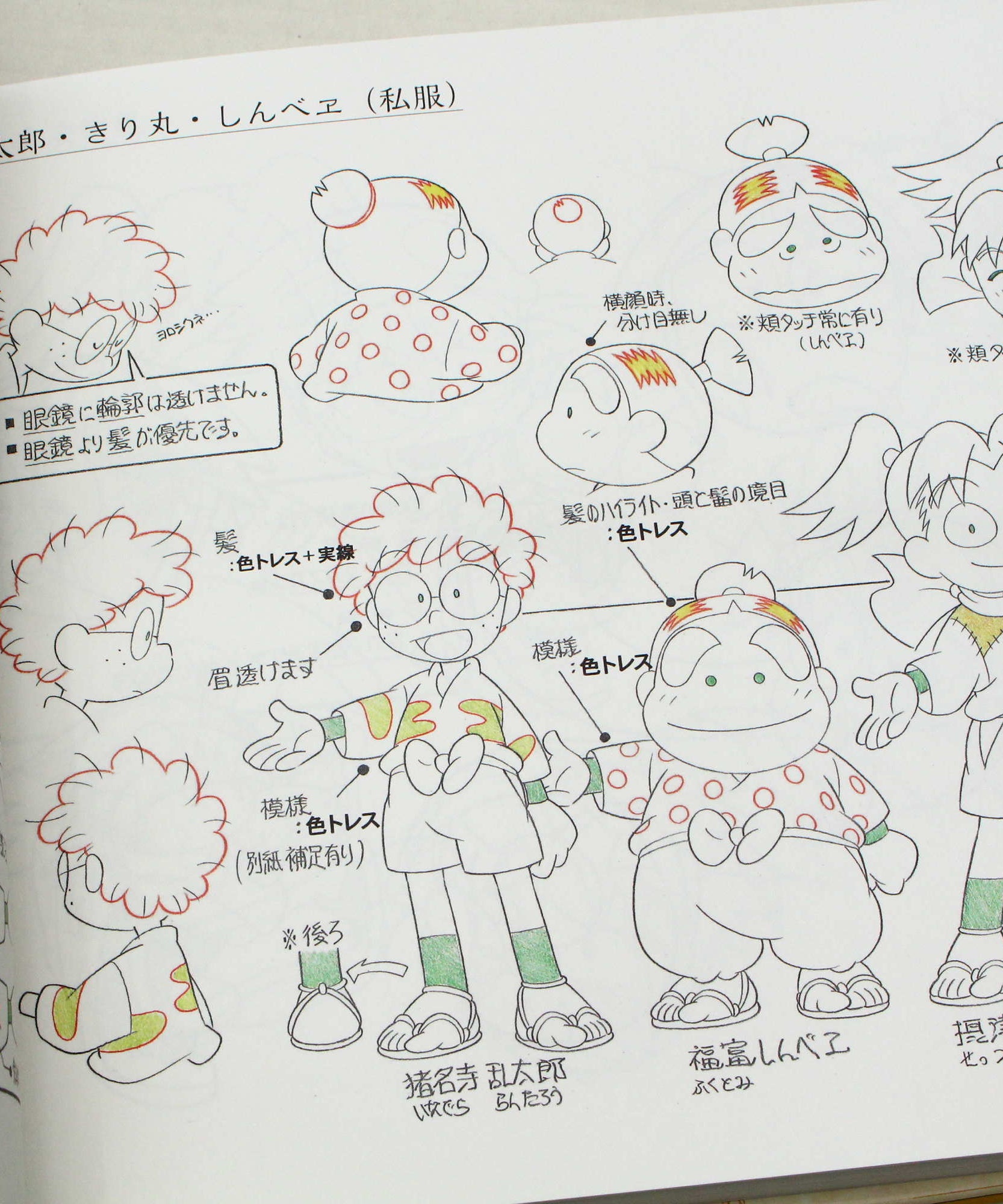 Nintama Rantarou - Animation Style Book