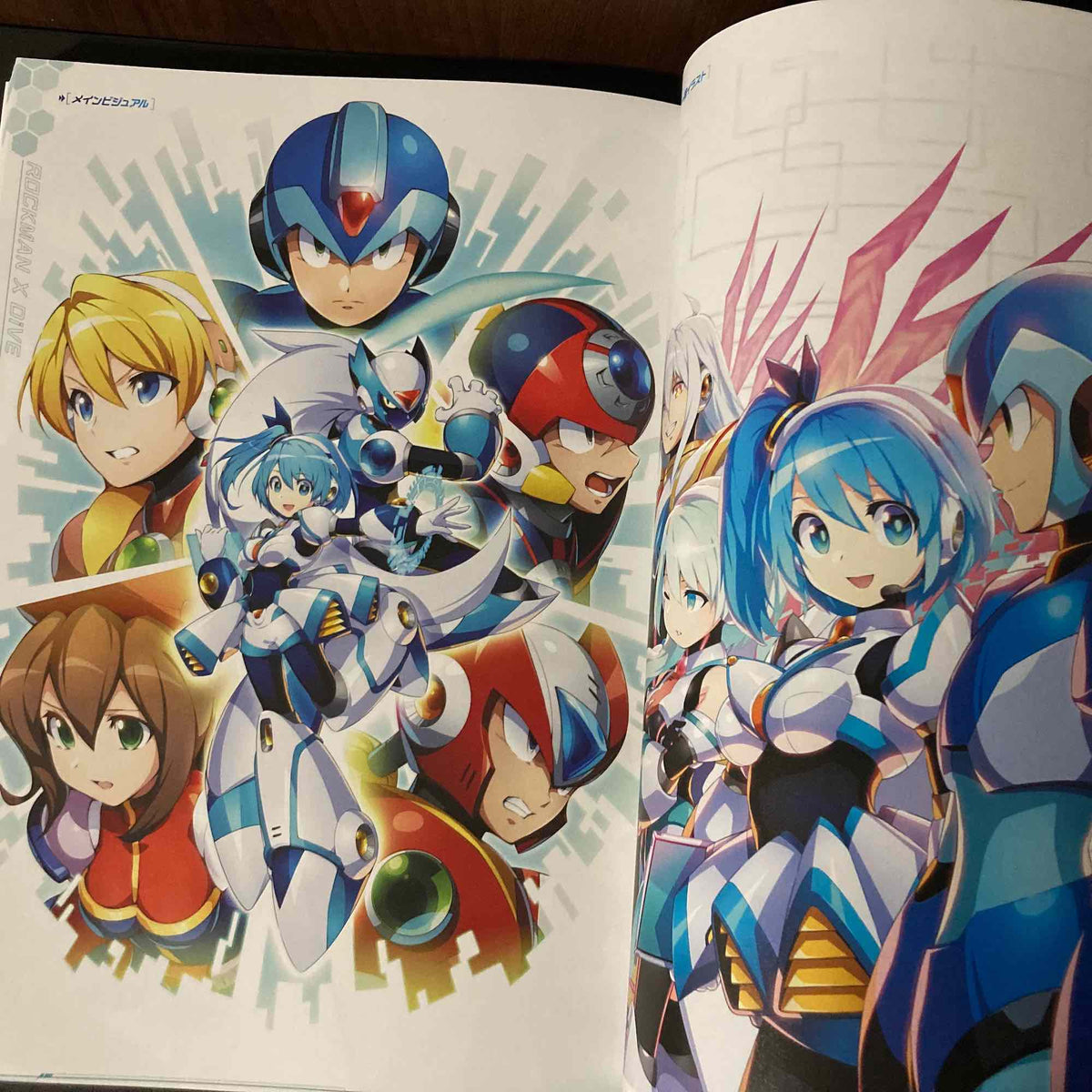Rockman X Dive Illustration Collection