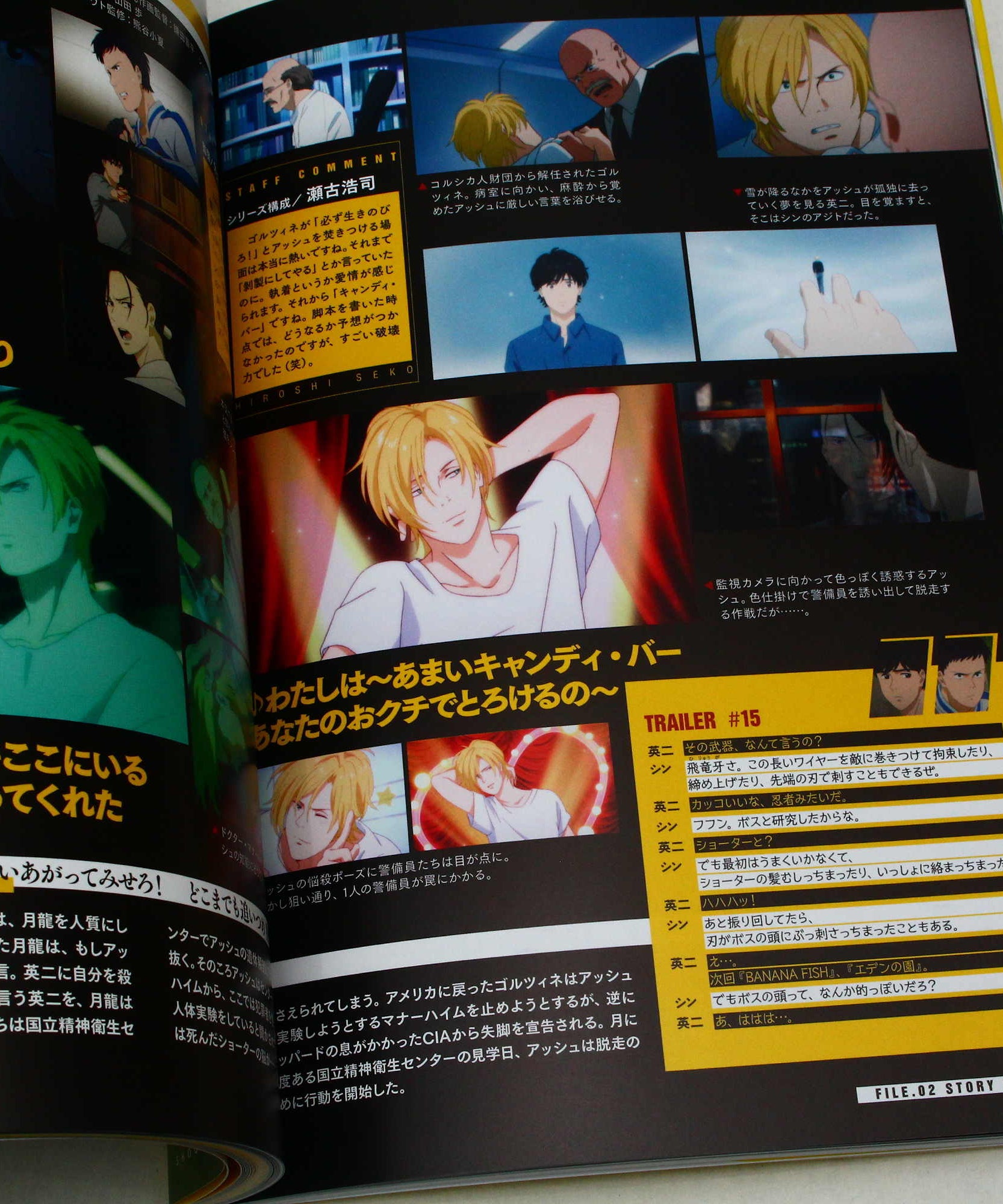 Banana Fish - TV Animation Official Guide Book: Moment