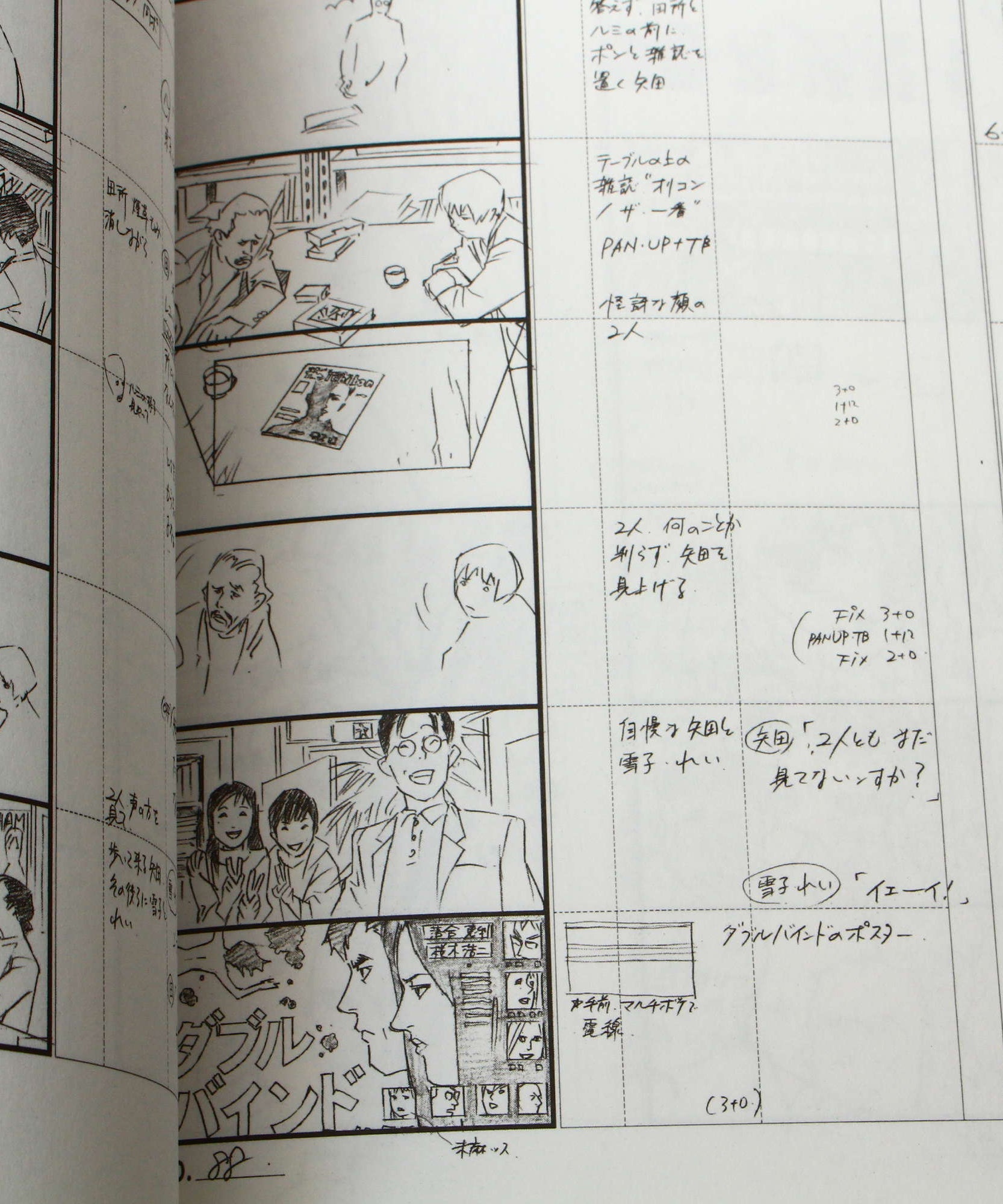 Satoshi Kon - Perfect Blue - Storyboard Conte Collection - LIGHT ed.