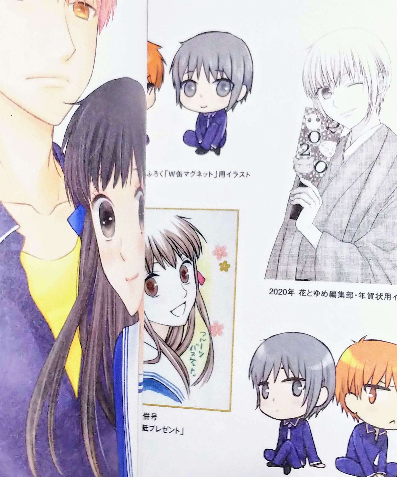 Fruits Basket Anime 1st Season - Natsuki Takaya Illustrations