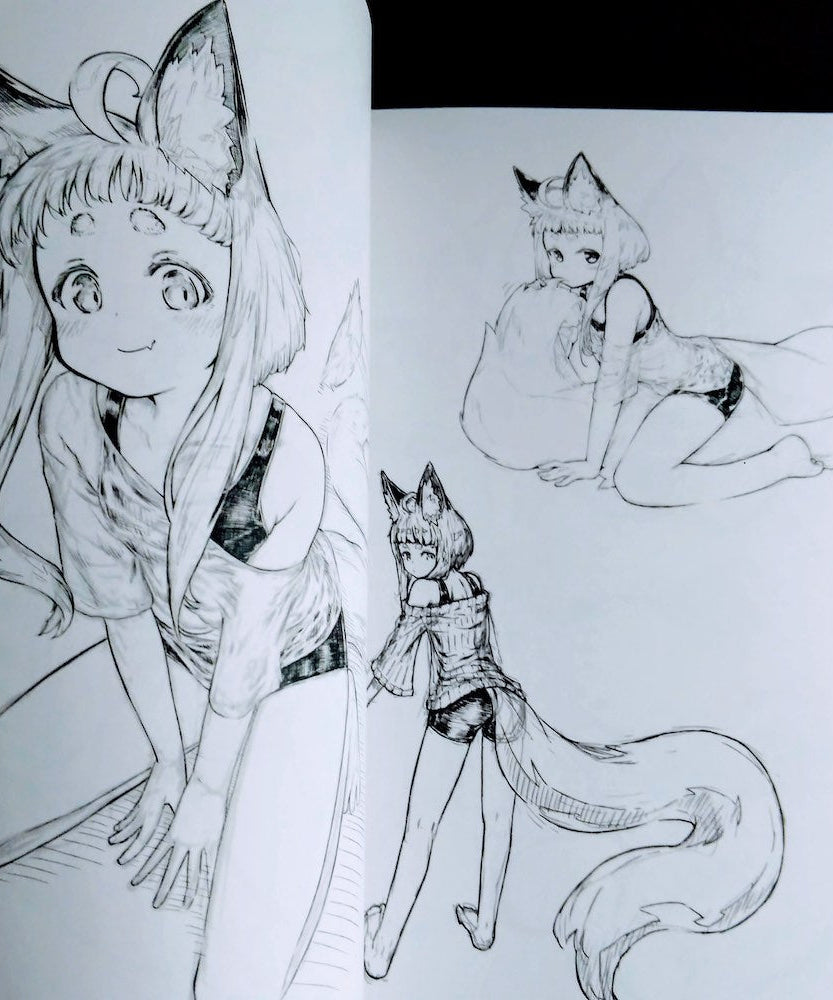 Jaco artworks Black and White Girls Illustration and Technique