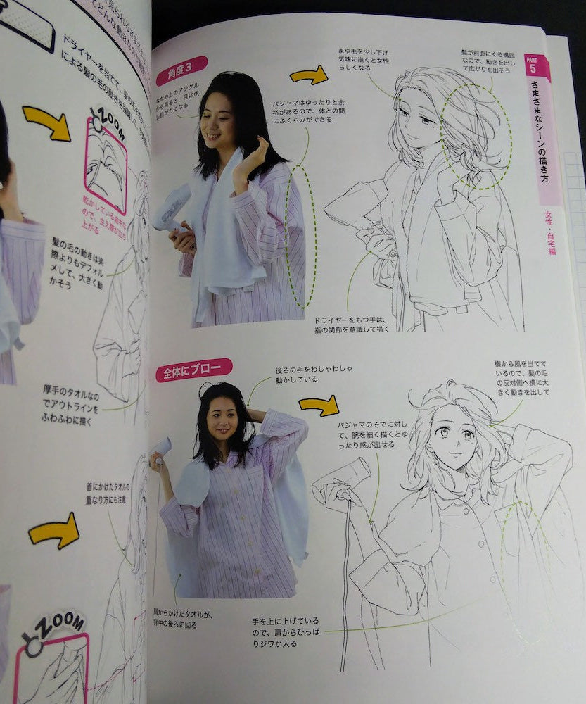 How to Draw 360 degree Manga Character Dessin