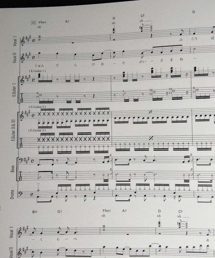 JUJUTSU KAISEN  0 MOVIE - Band Score Book