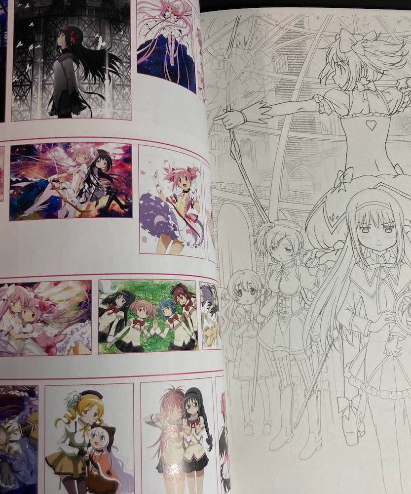 Magia Record Puella Magi Madoka Magica Coloring Book