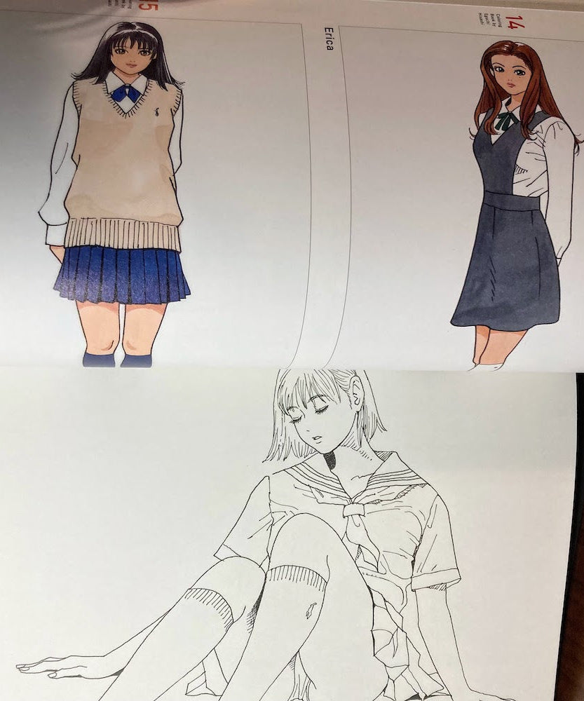 Eguchi Hisashi Bishojo Coloring Book